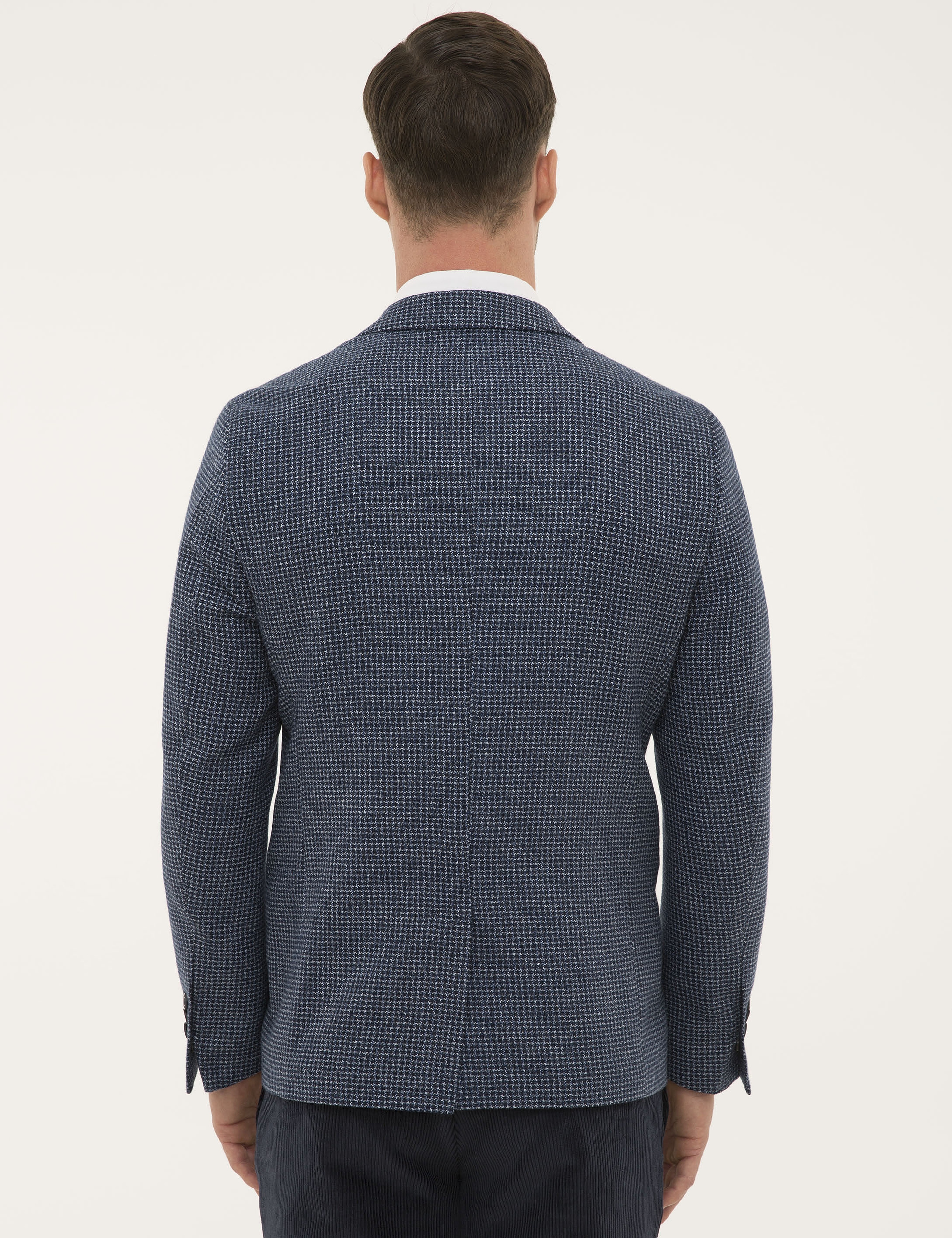 Lacivert Ekstra Slim Fit Ceket - Image 4