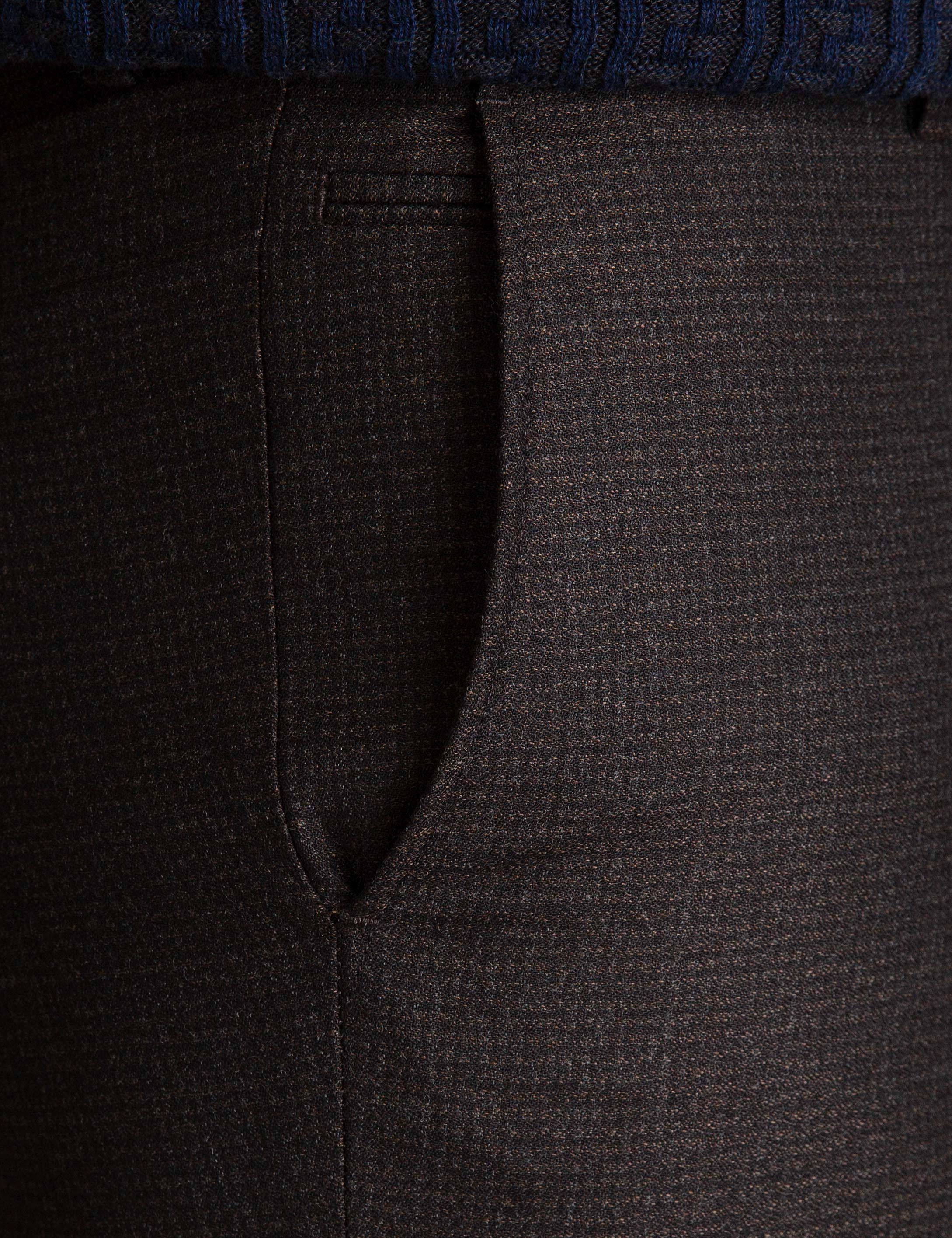 Kahverengi Slim Fit Pantolon