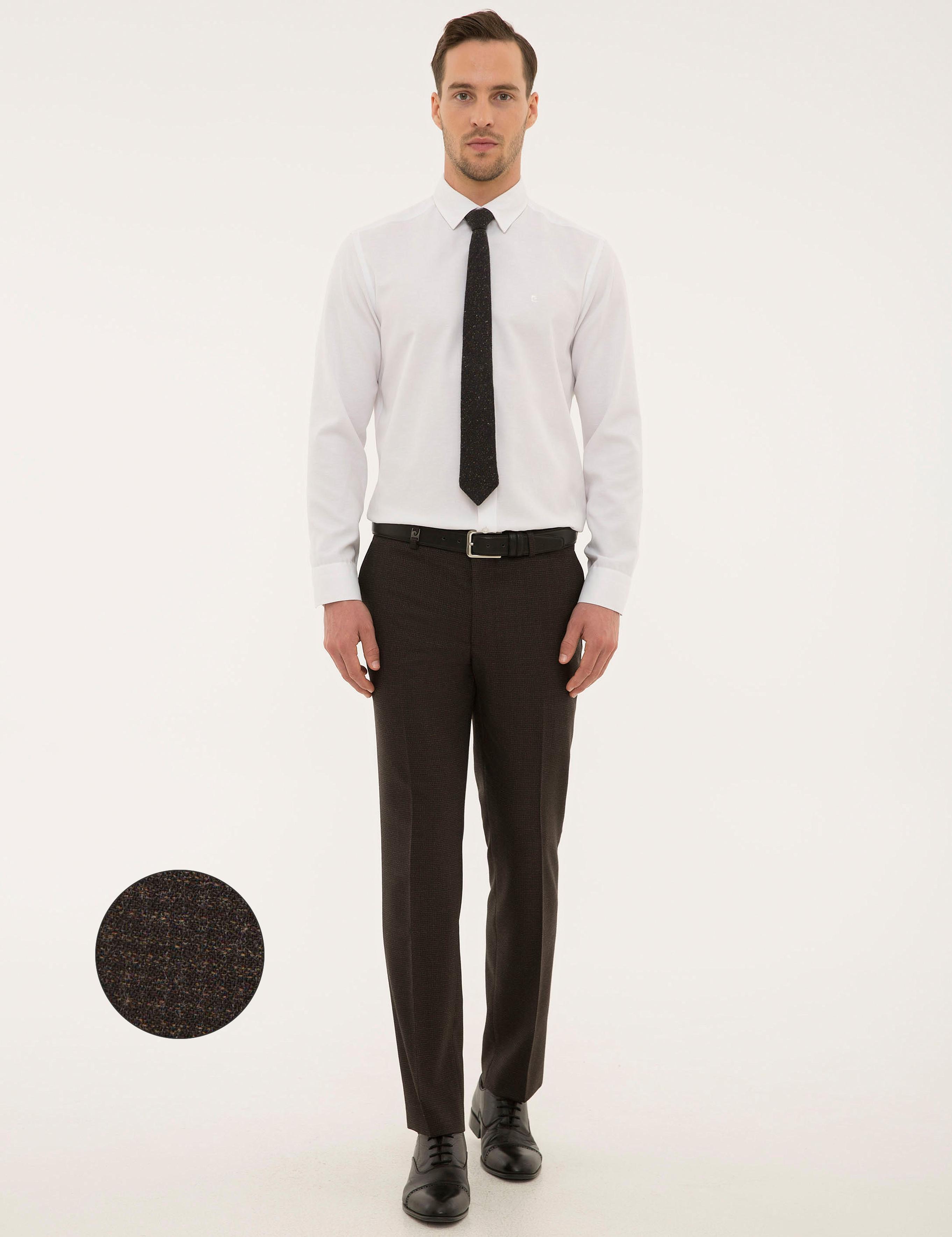Kahverengi Slim Fit Pantolon