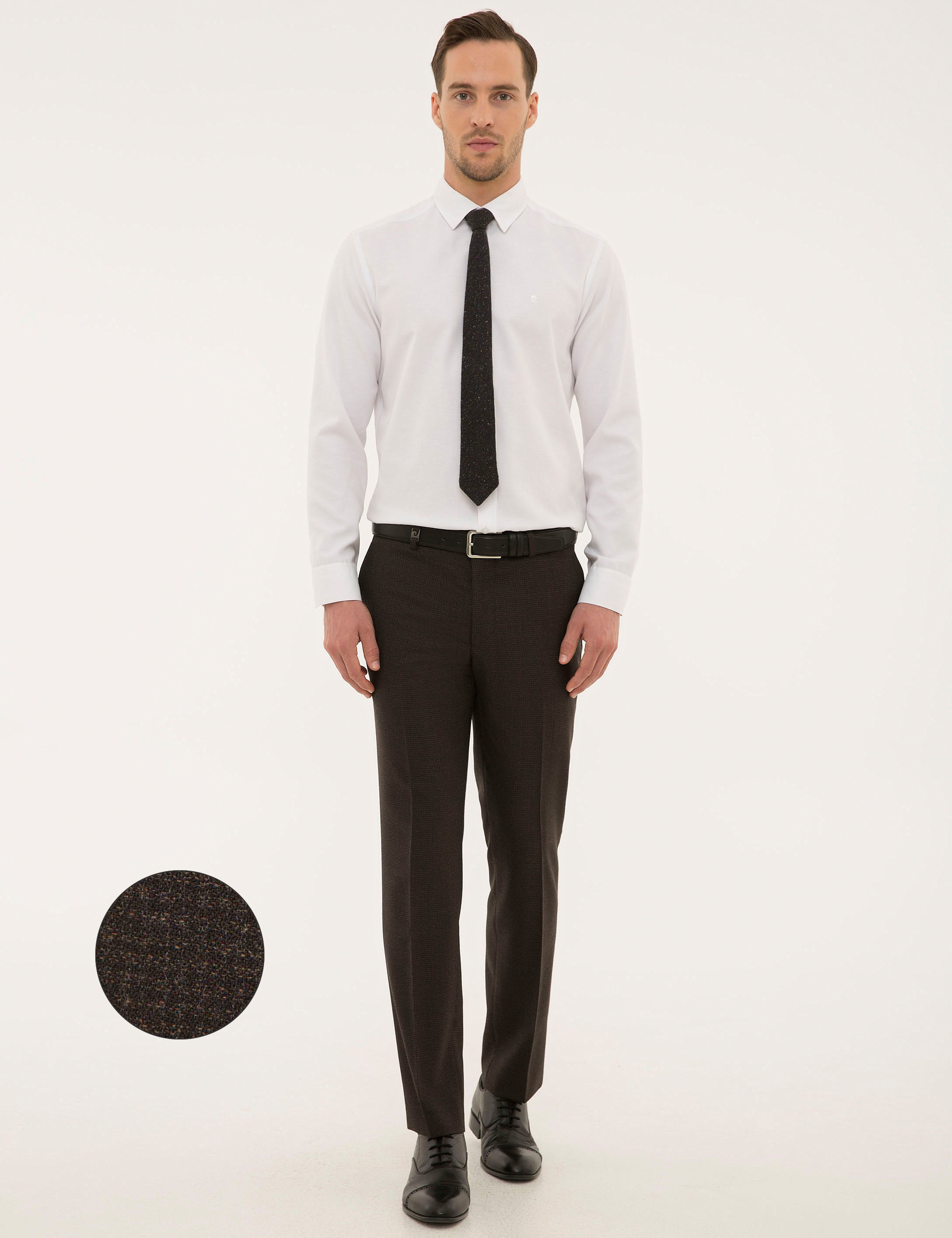 Kahverengi Slim Fit Pantolon - Image 1