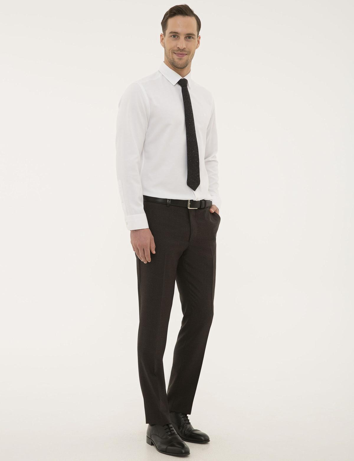 Kahverengi Slim Fit Pantolon - 50194582036