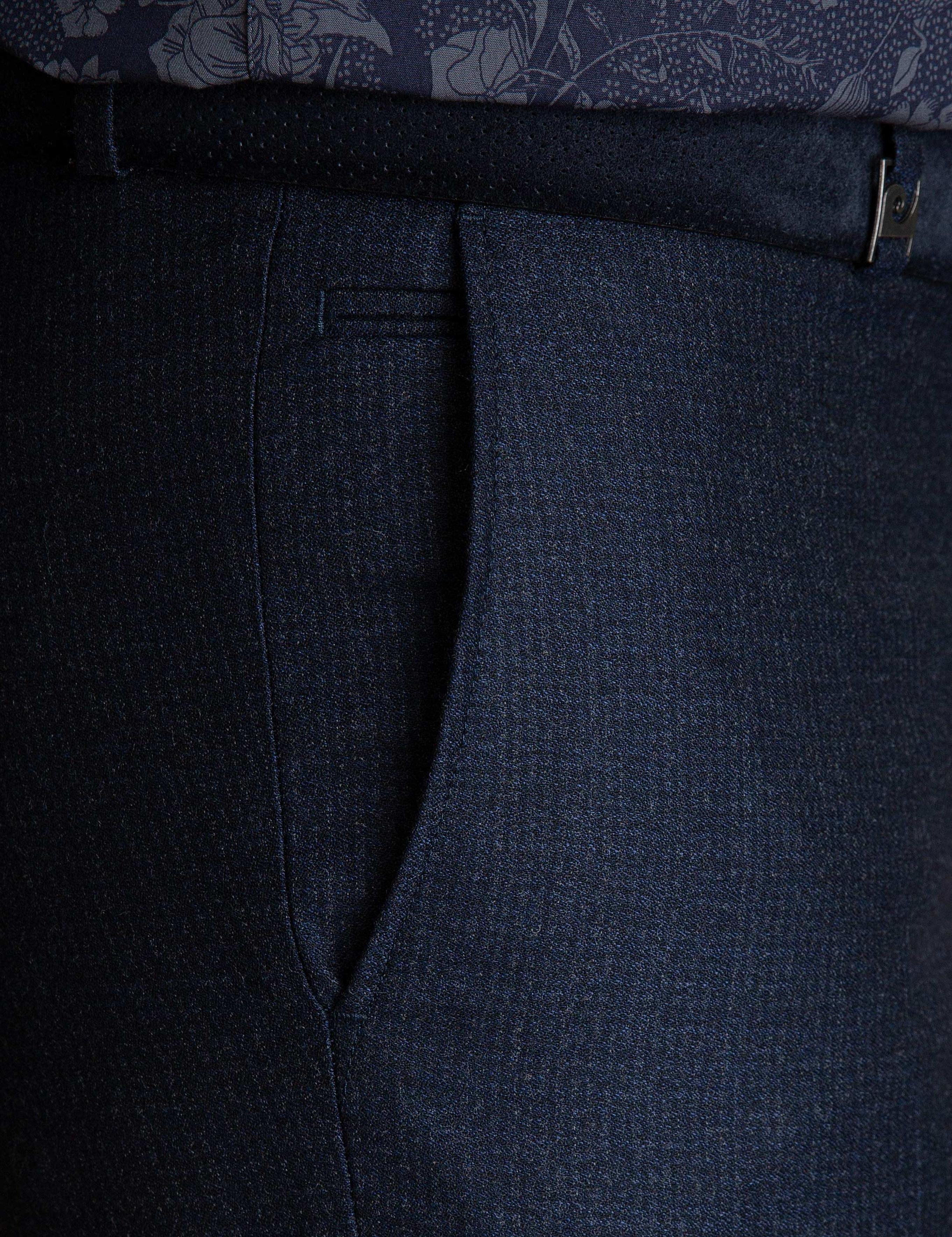 Lacivert Slim Fit Kumaş Pantolon