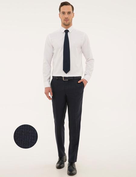 Lacivert Slim Fit Kumaş Pantolon - 50194582024