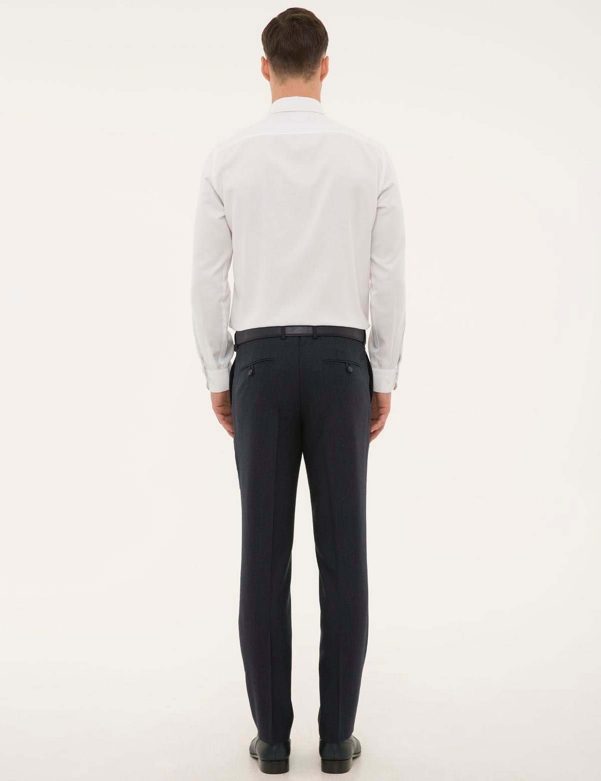 Lacivert Slim Fit Kumaş Pantolon - 50194582024