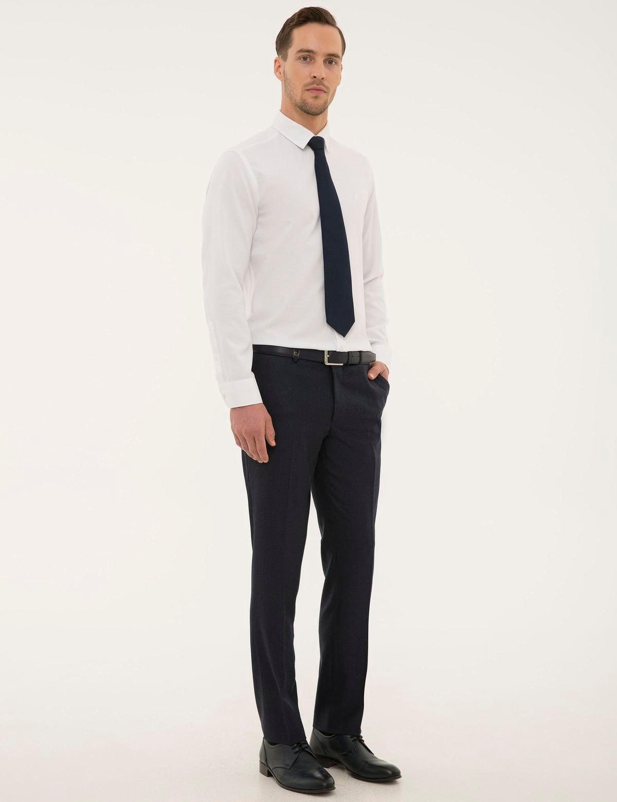 Lacivert Slim Fit Kumaş Pantolon - 50194582024