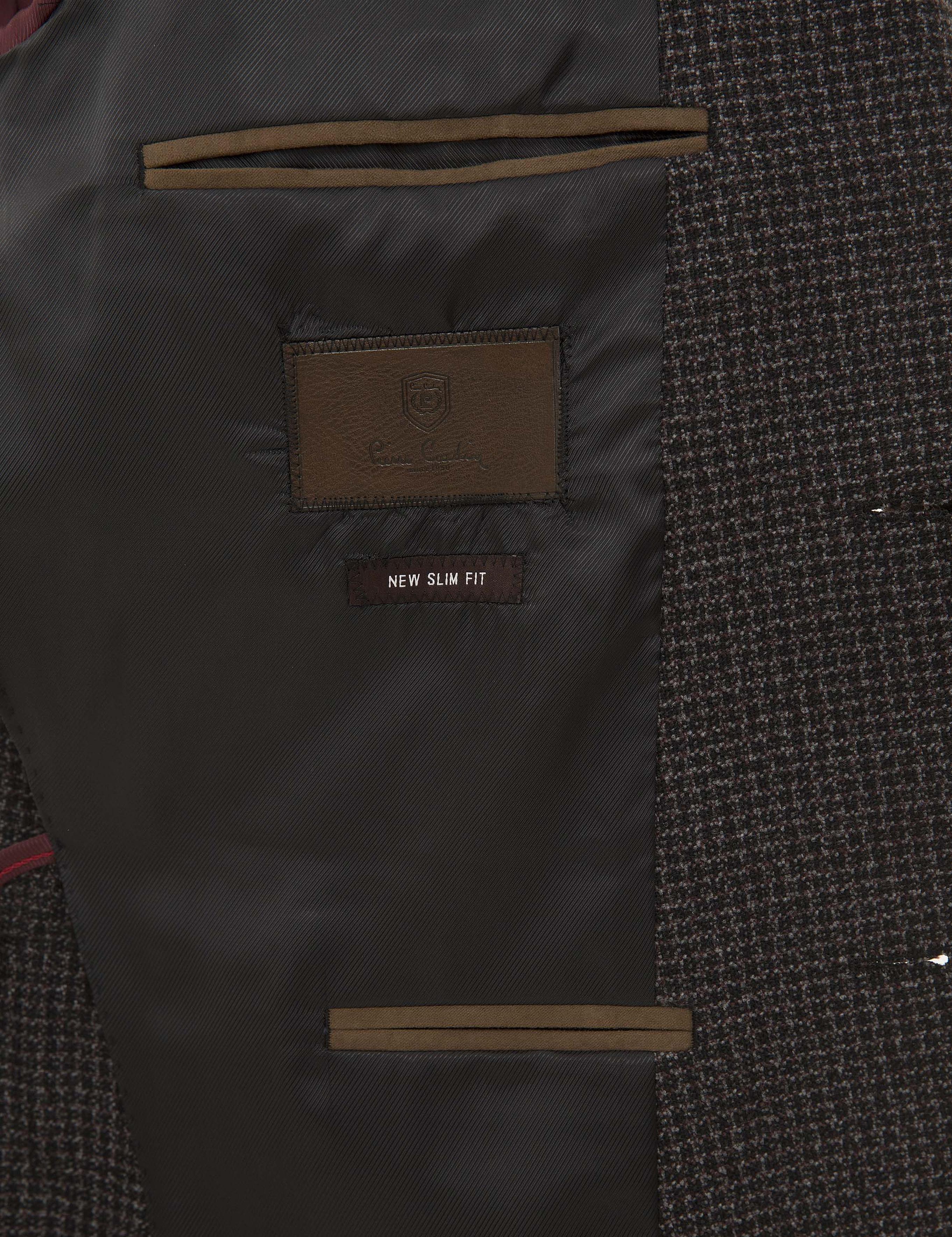 Bordo Ekstra Slim Fit Ceket