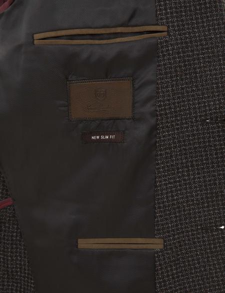 Bordo Ekstra Slim Fit Ceket - 50197678077