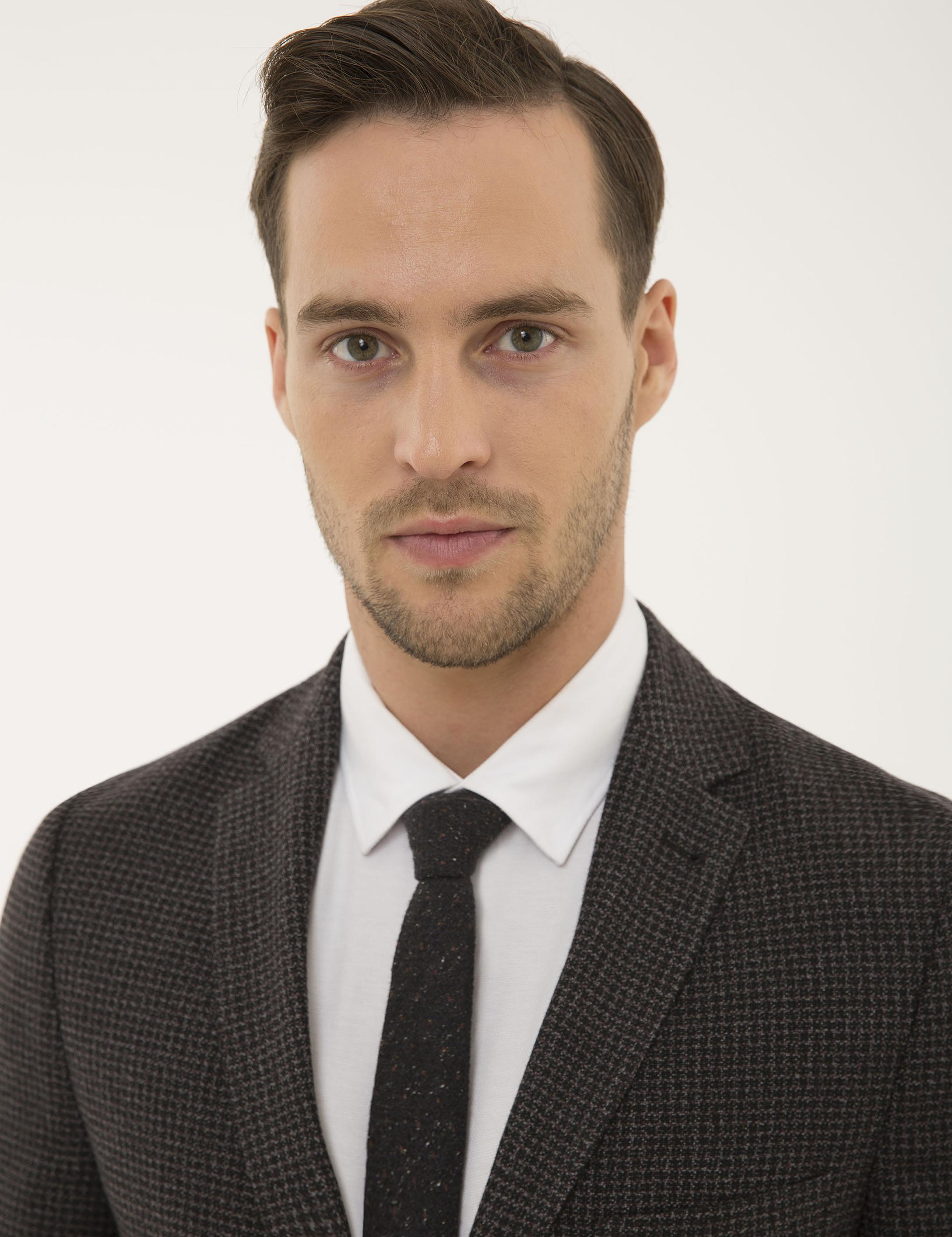 Bordo Ekstra Slim Fit Ceket