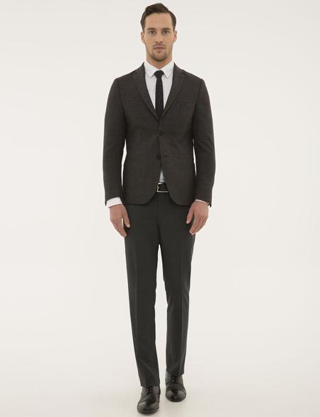 Bordo Ekstra Slim Fit Ceket - 50197678077