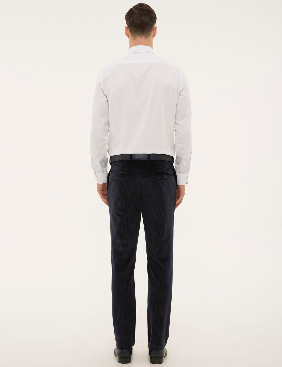 Lacivert Slim Fit Kumaş Pantolon - 50208526024