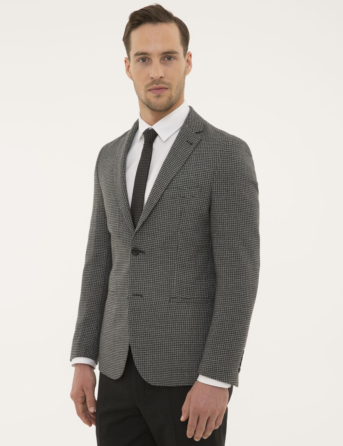 Füme Ekstra Slim Fit Ceket - 50197678035