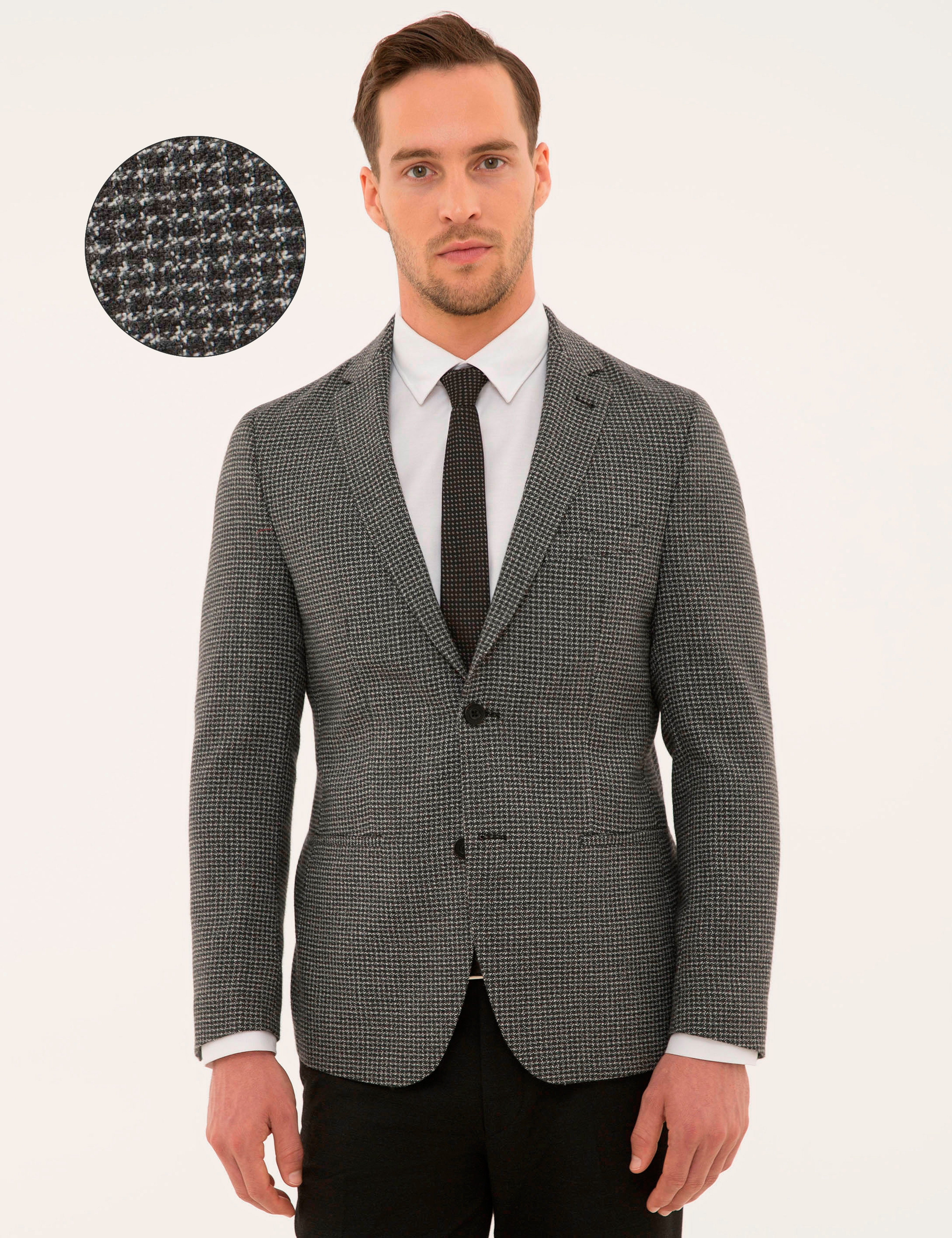 Füme Ekstra Slim Fit Ceket - Image 1