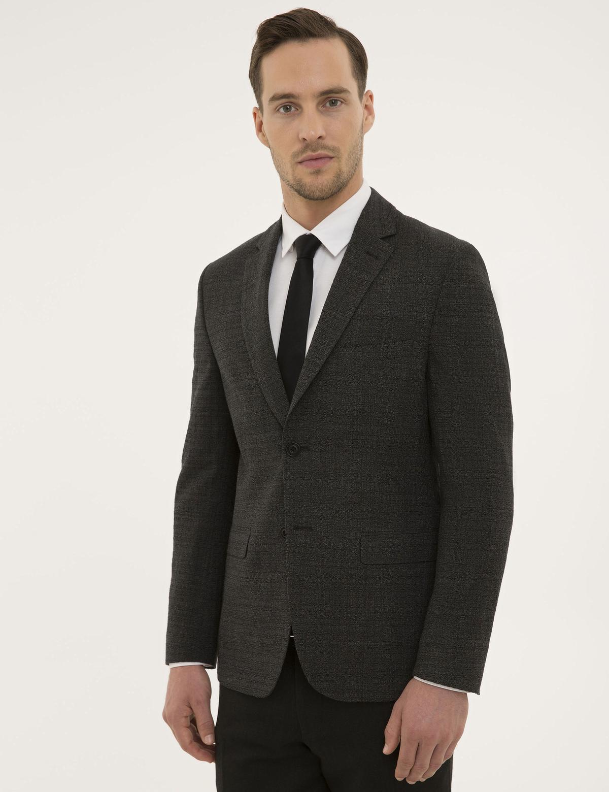 Füme Slim Fit Ceket - 50203033008