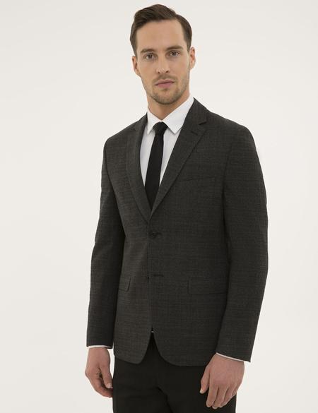 Füme Slim Fit Ceket - 50203033008