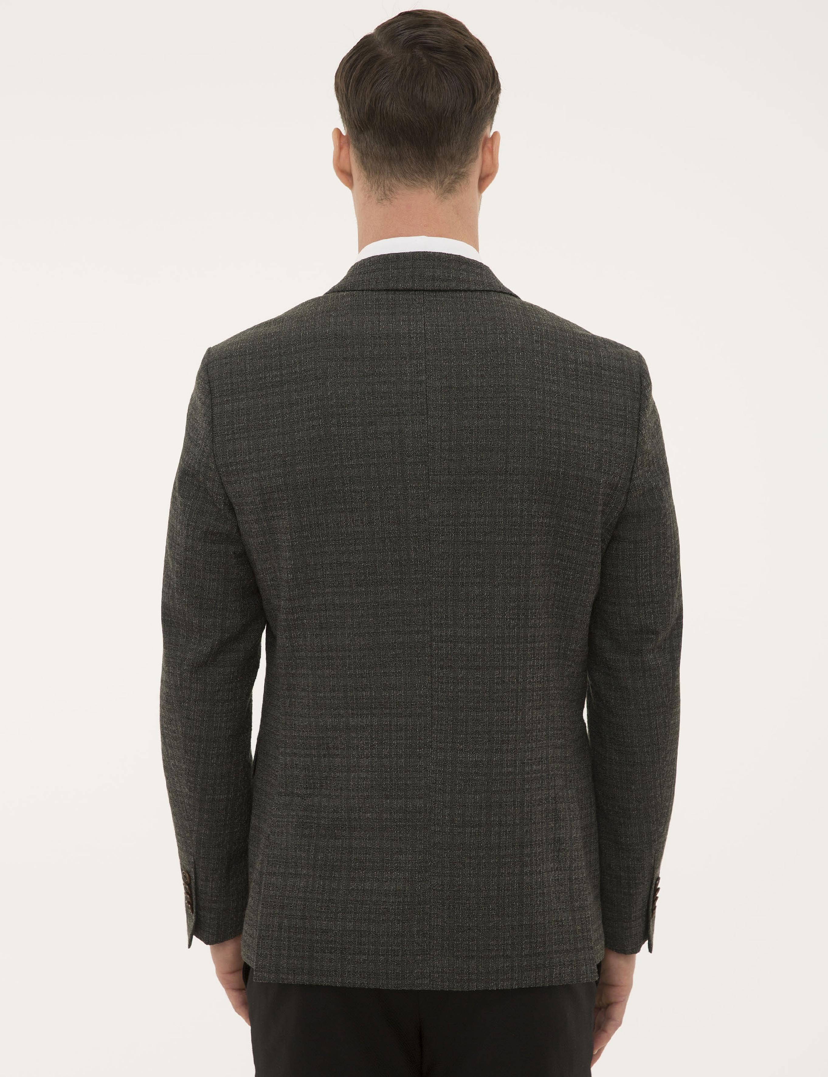 Yeşil Slim Fit Ceket