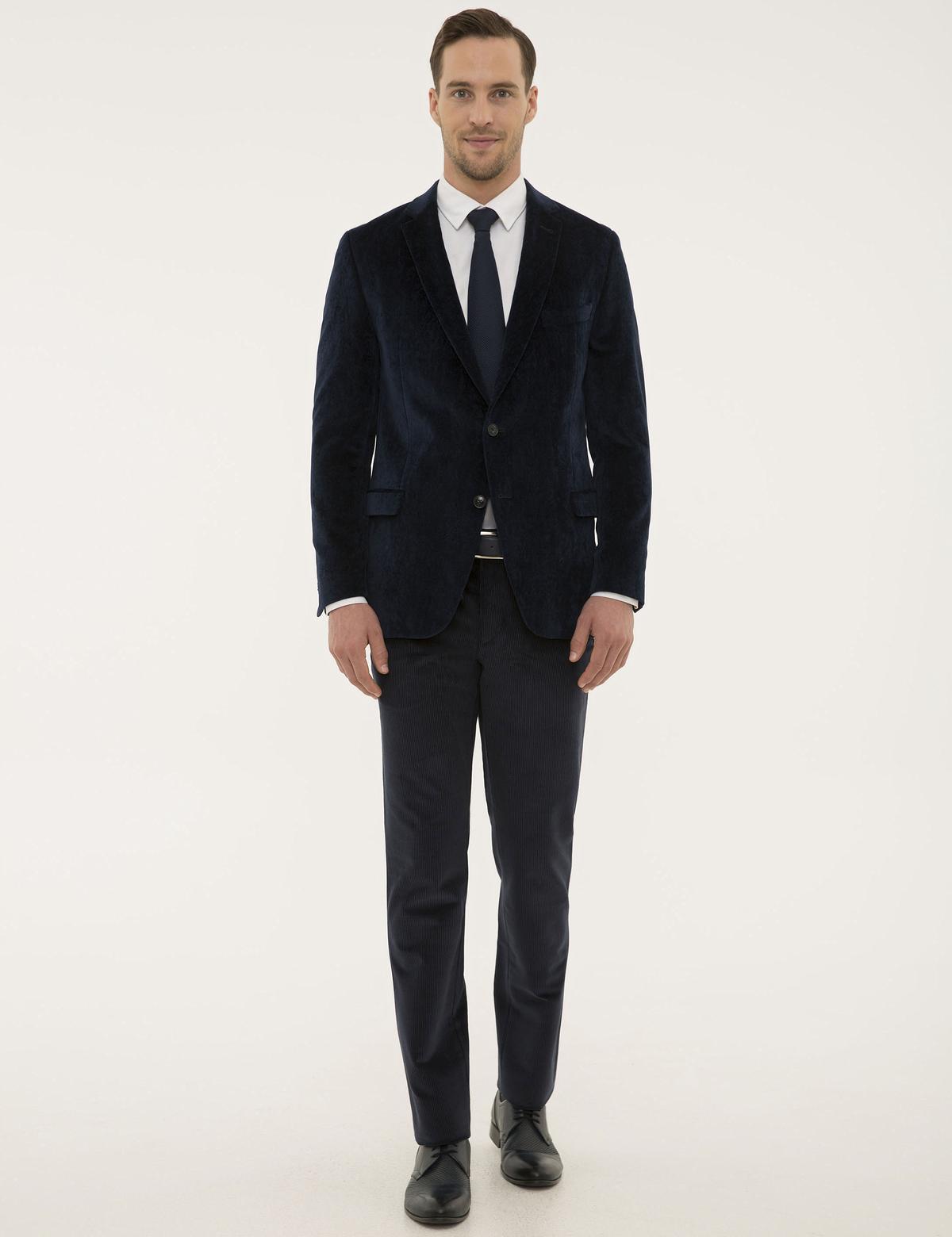 Lacivert Ekstra Slim Fit Ceket - 50208863035