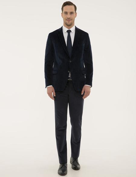 Lacivert Ekstra Slim Fit Ceket - 50208863035