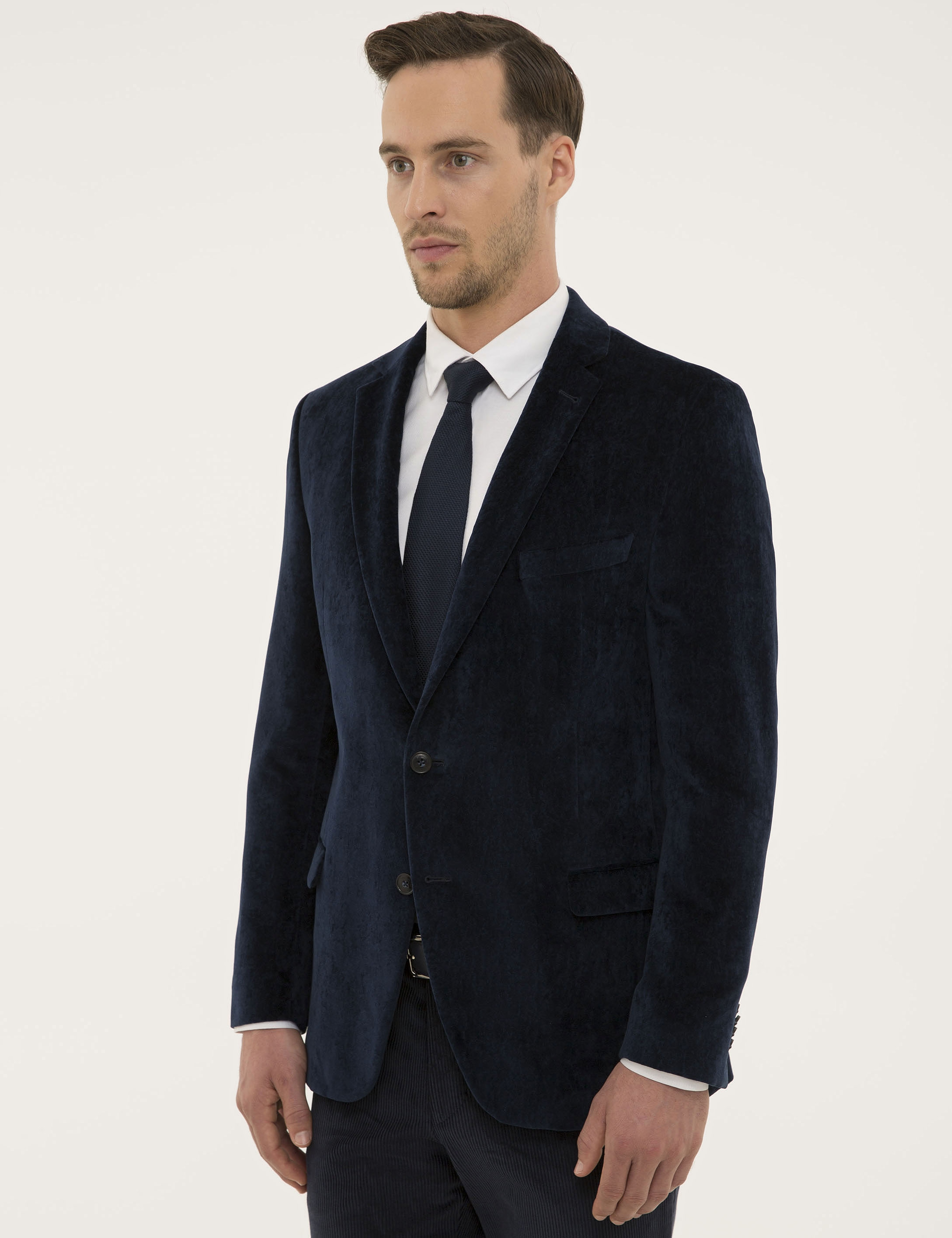 Lacivert Ekstra Slim Fit Ceket