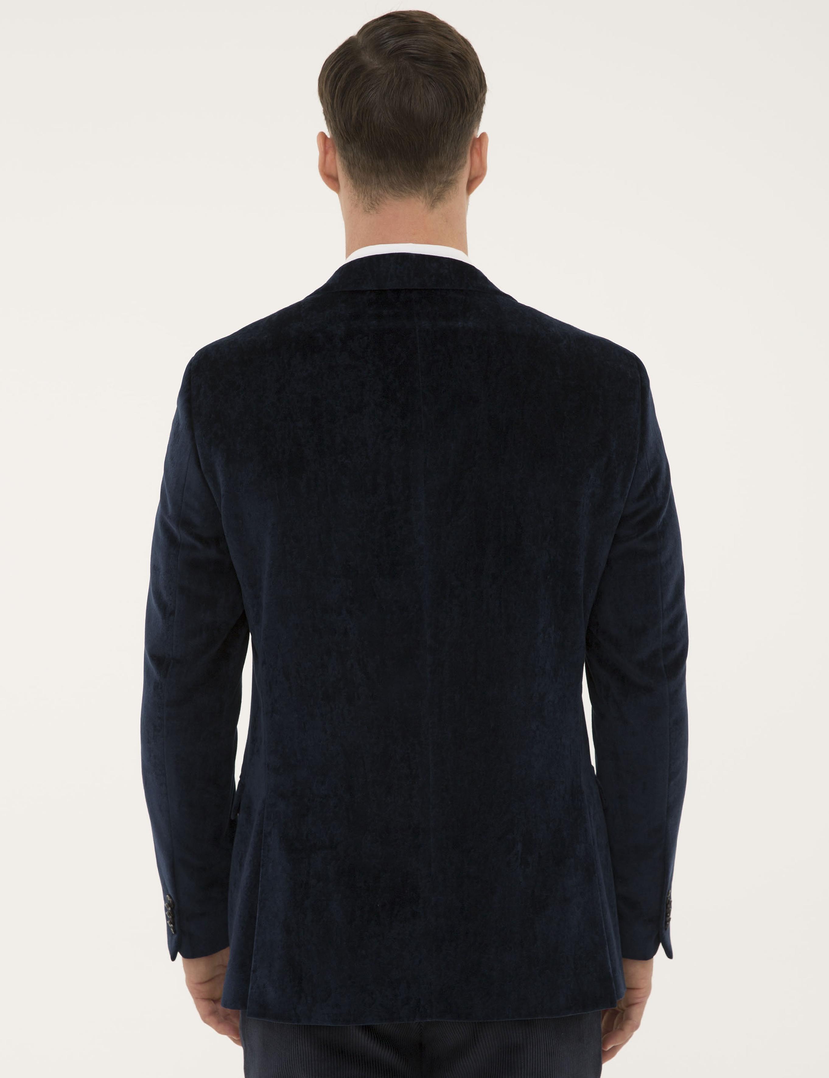 Lacivert Ekstra Slim Fit Ceket