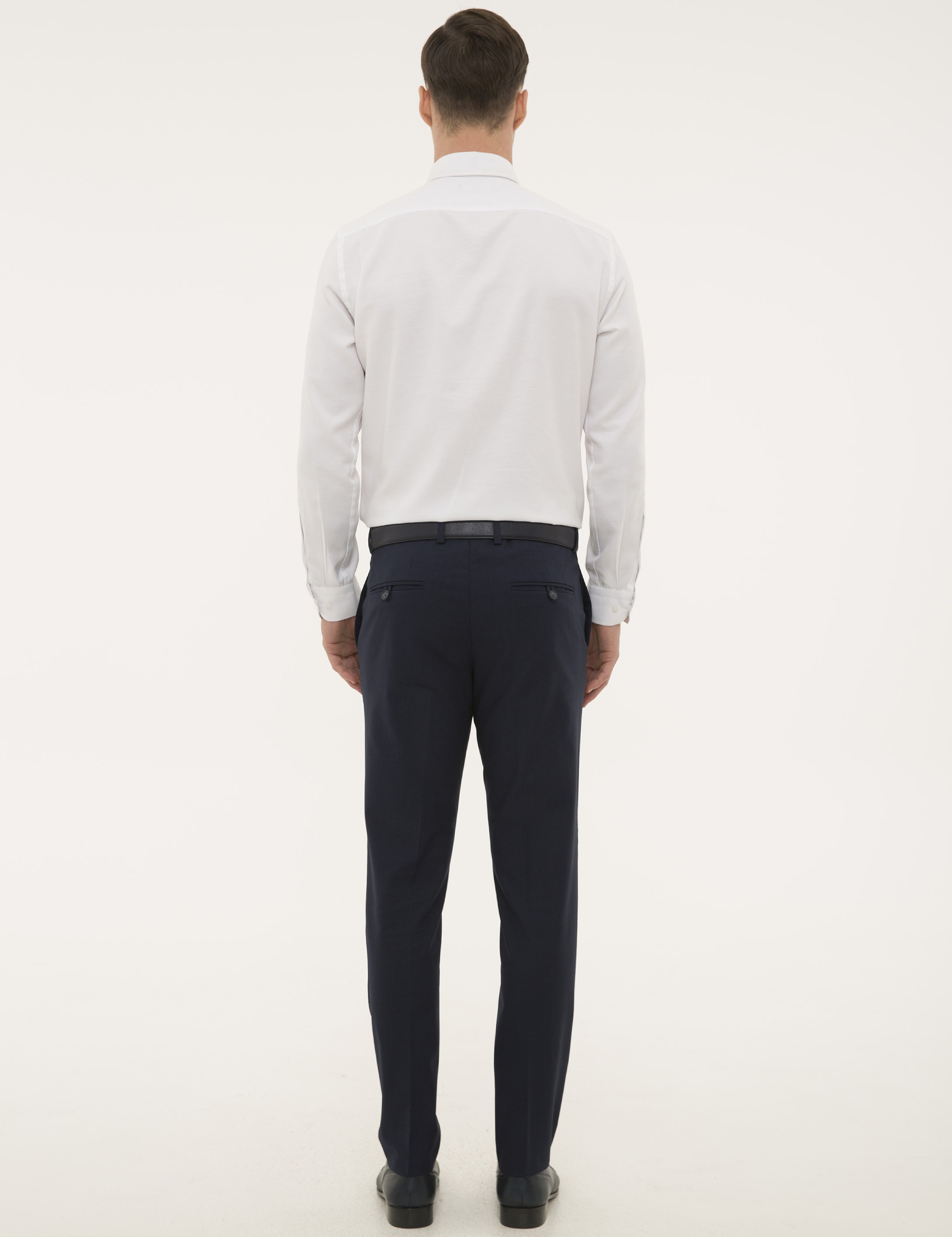 Lacivert Ex. Slim Fit Kumaş Pantolon - Image 3