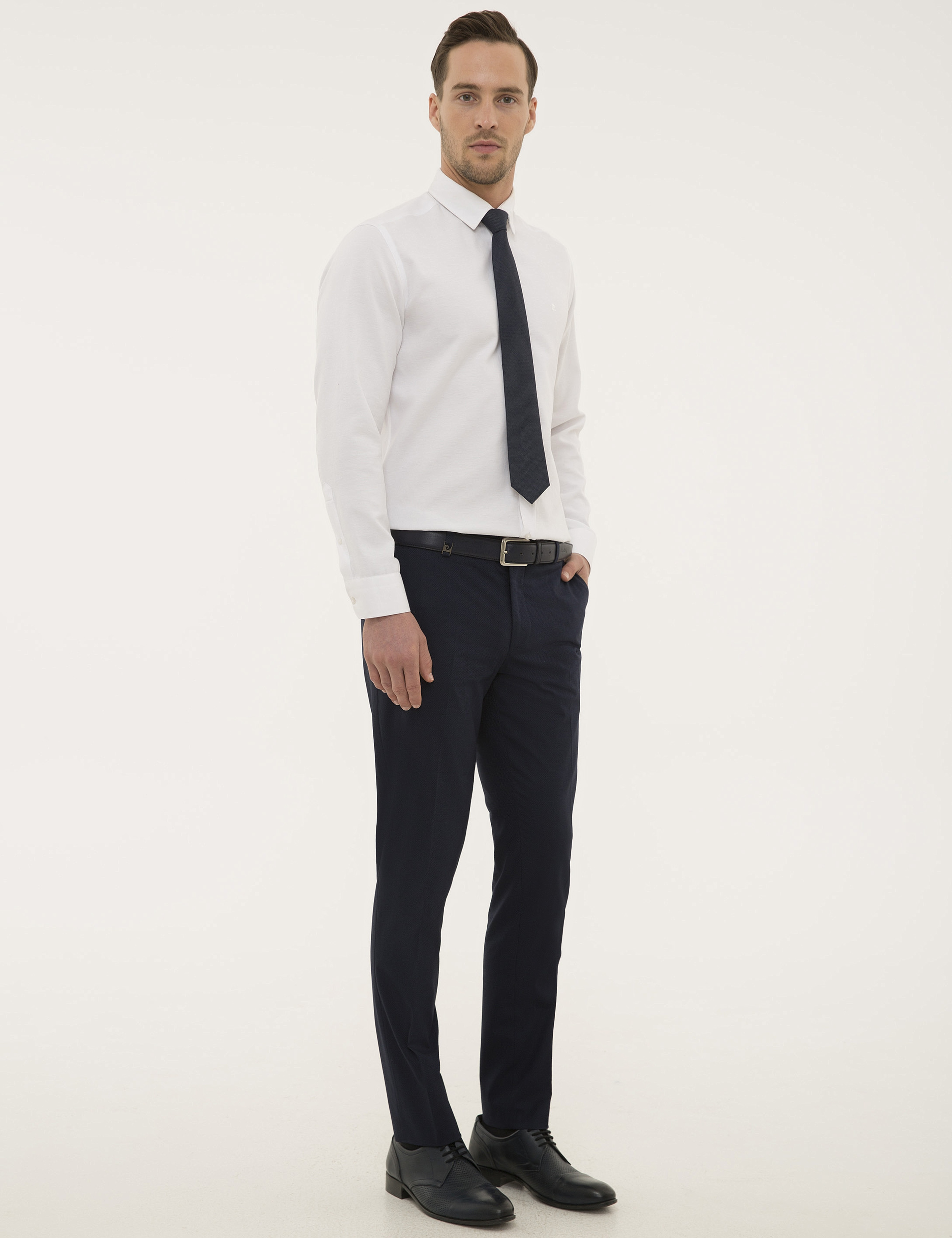 Lacivert Ex. Slim Fit Kumaş Pantolon - Image 2