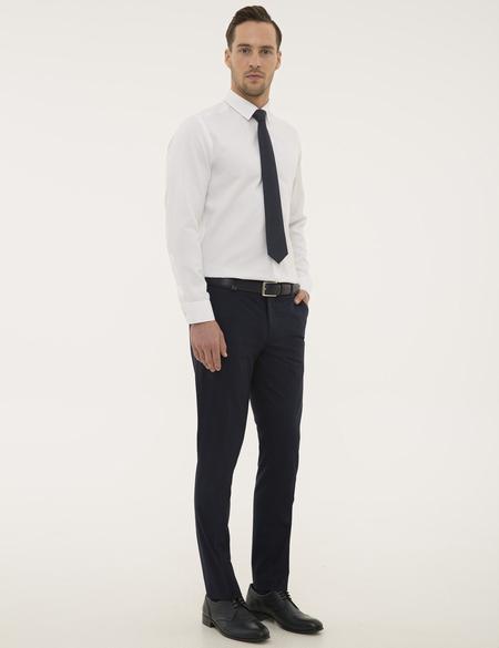 Lacivert Ex. Slim Fit Kumaş Pantolon - 50194485002