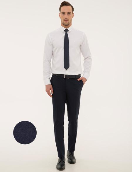 Lacivert Ex. Slim Fit Kumaş Pantolon - 50194485002