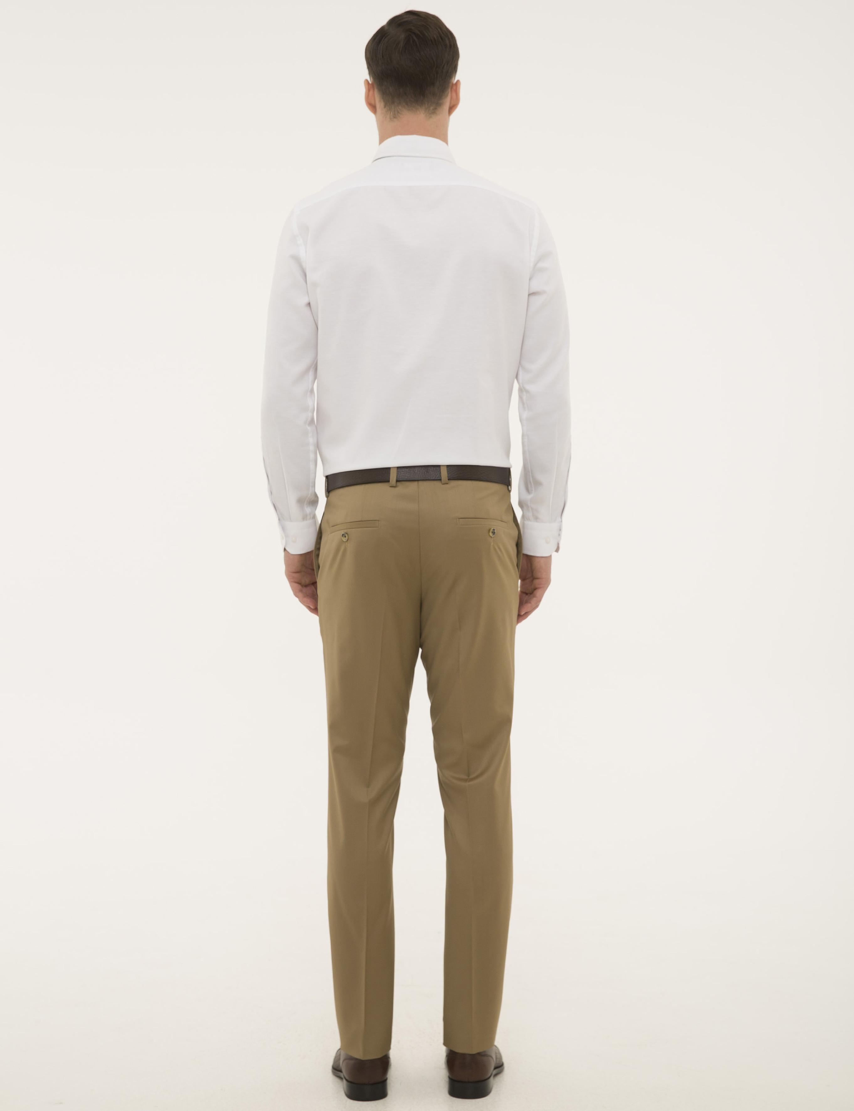Kahverengi Slim Fit Pantolon