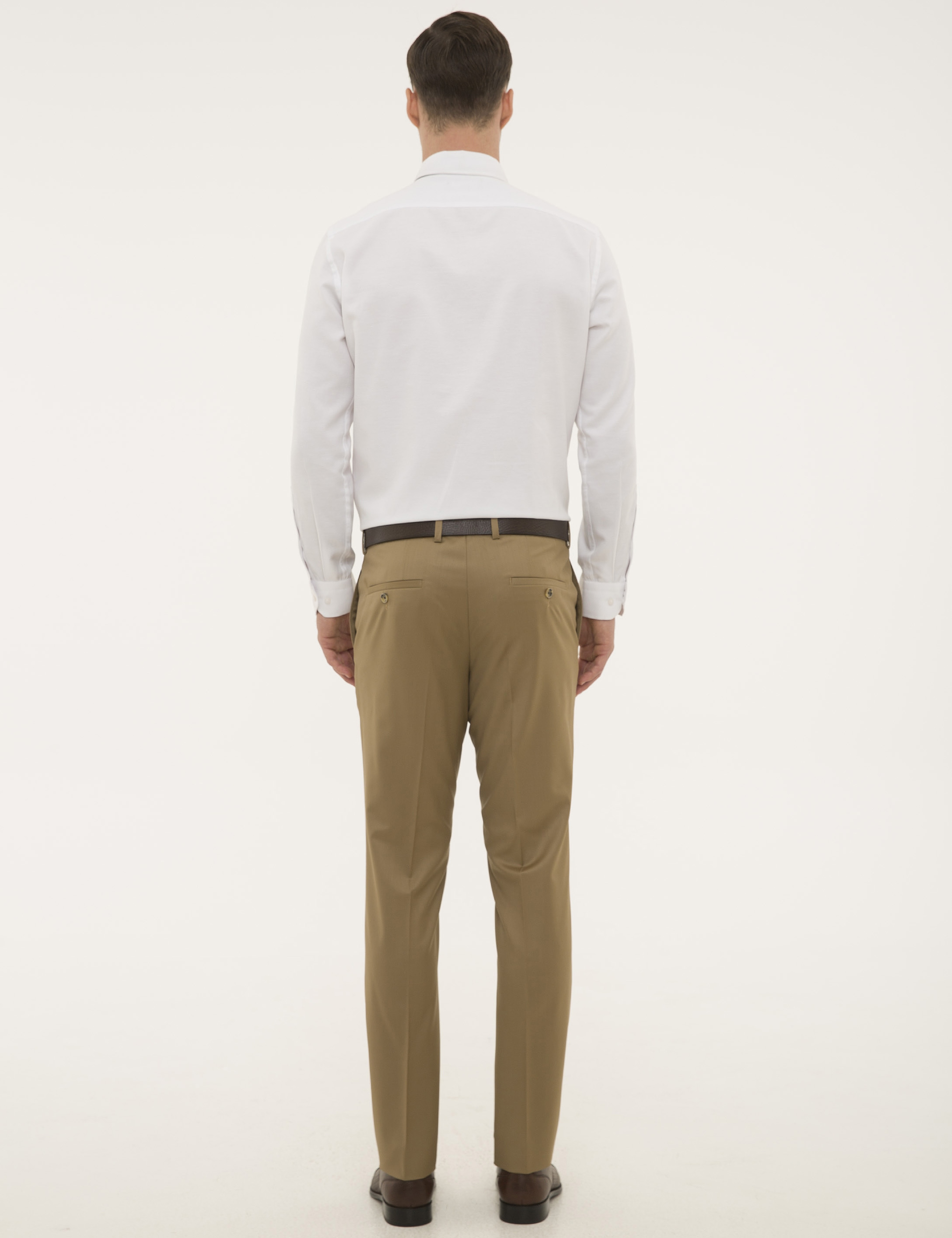 Kahverengi Slim Fit Pantolon - Image 3