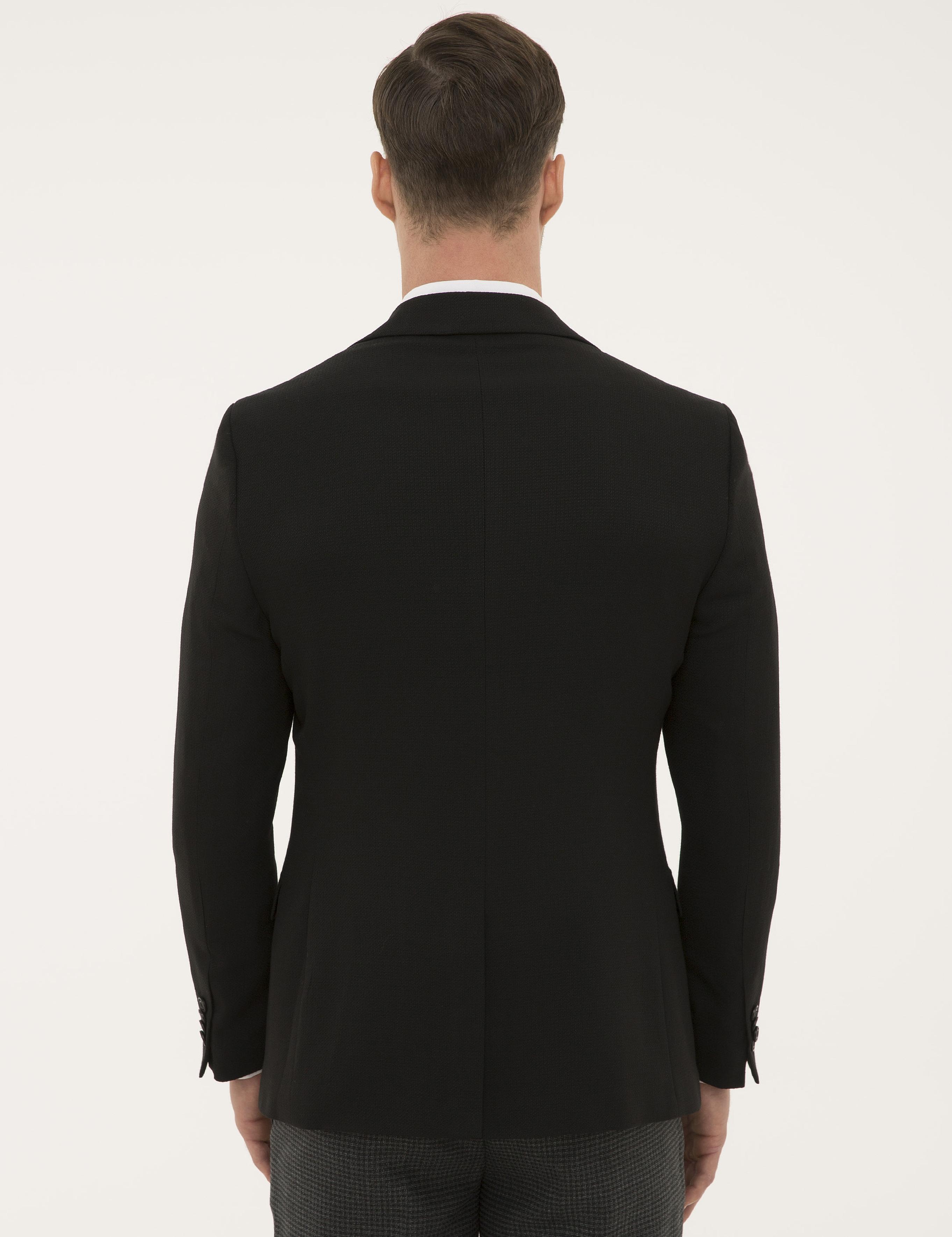 Siyah Slim Fit Ceket