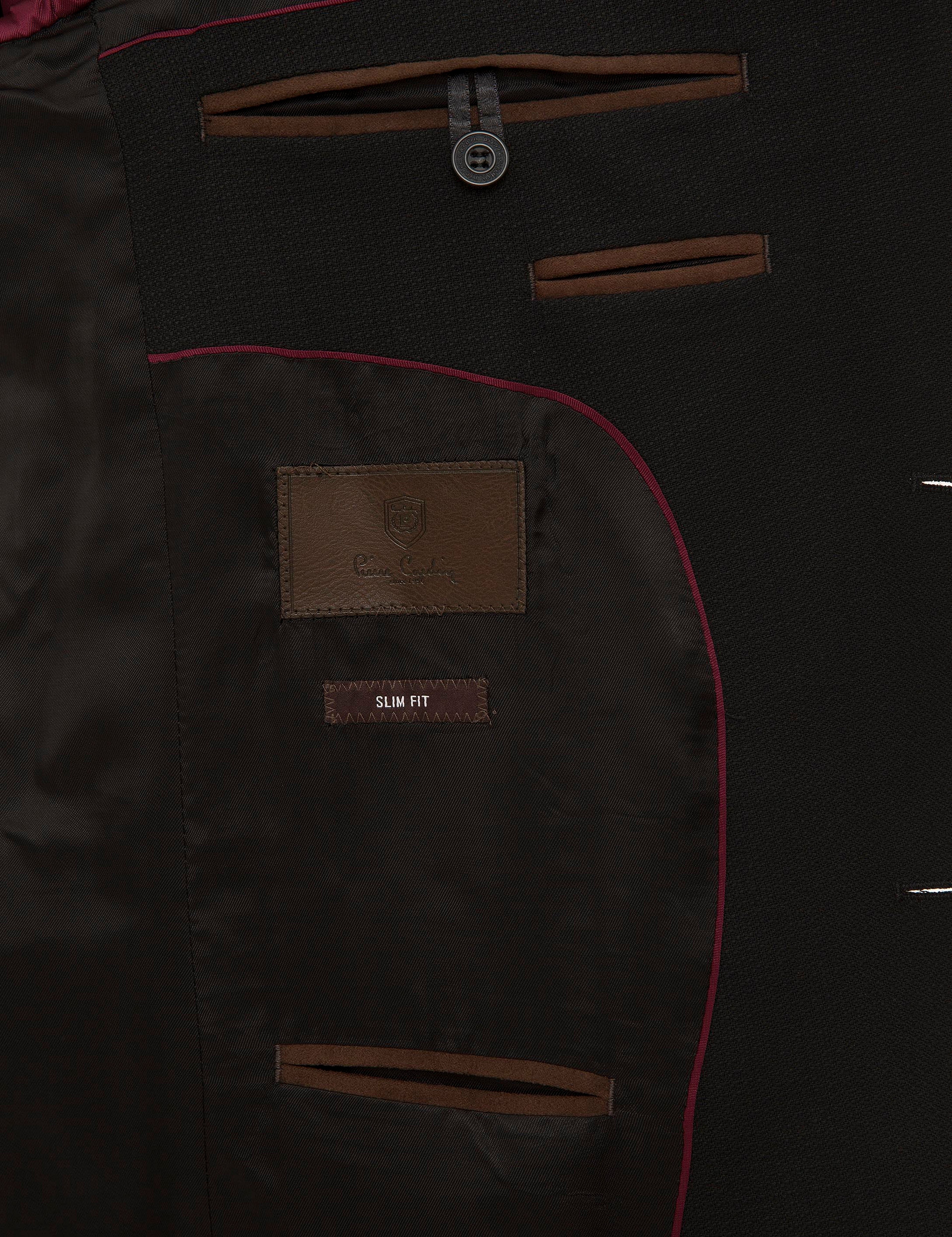 Siyah Slim Fit Ceket - Image 6