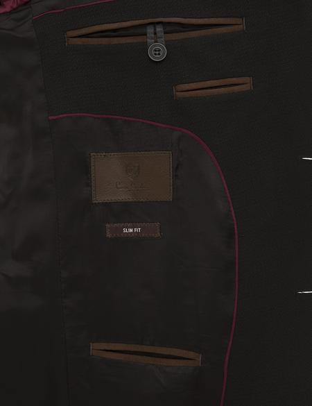 Siyah Slim Fit Ceket - 50195225005