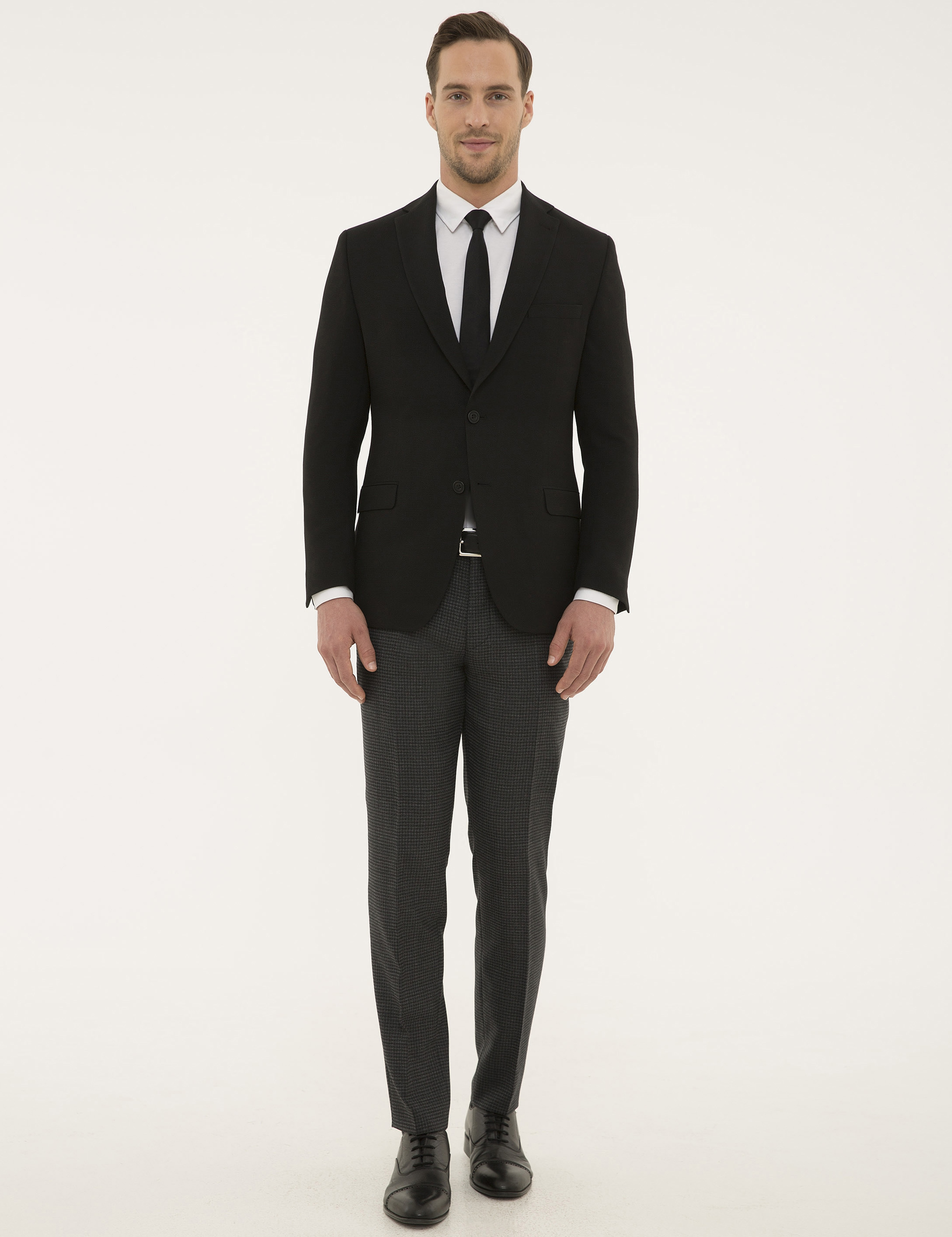 Siyah Slim Fit Ceket