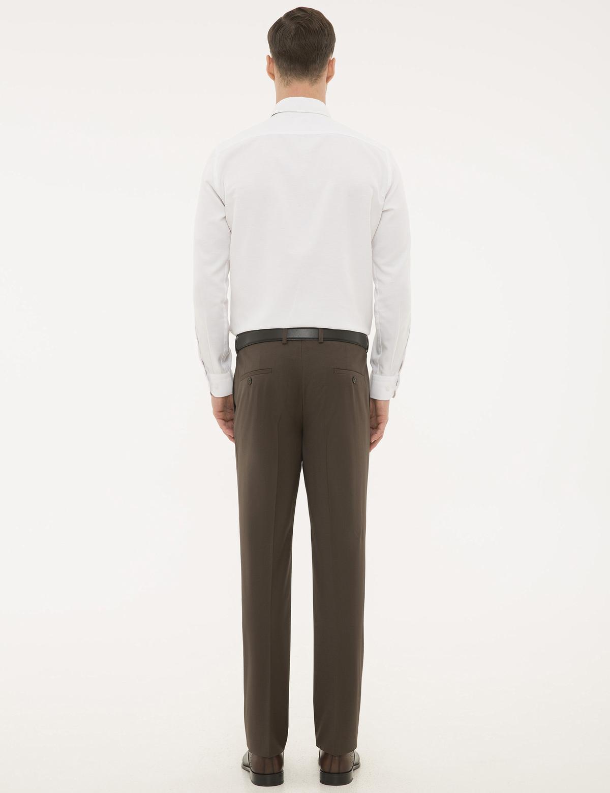 Açık Kahverengi Slim Fit Kumaş Pantolon - 50180022013