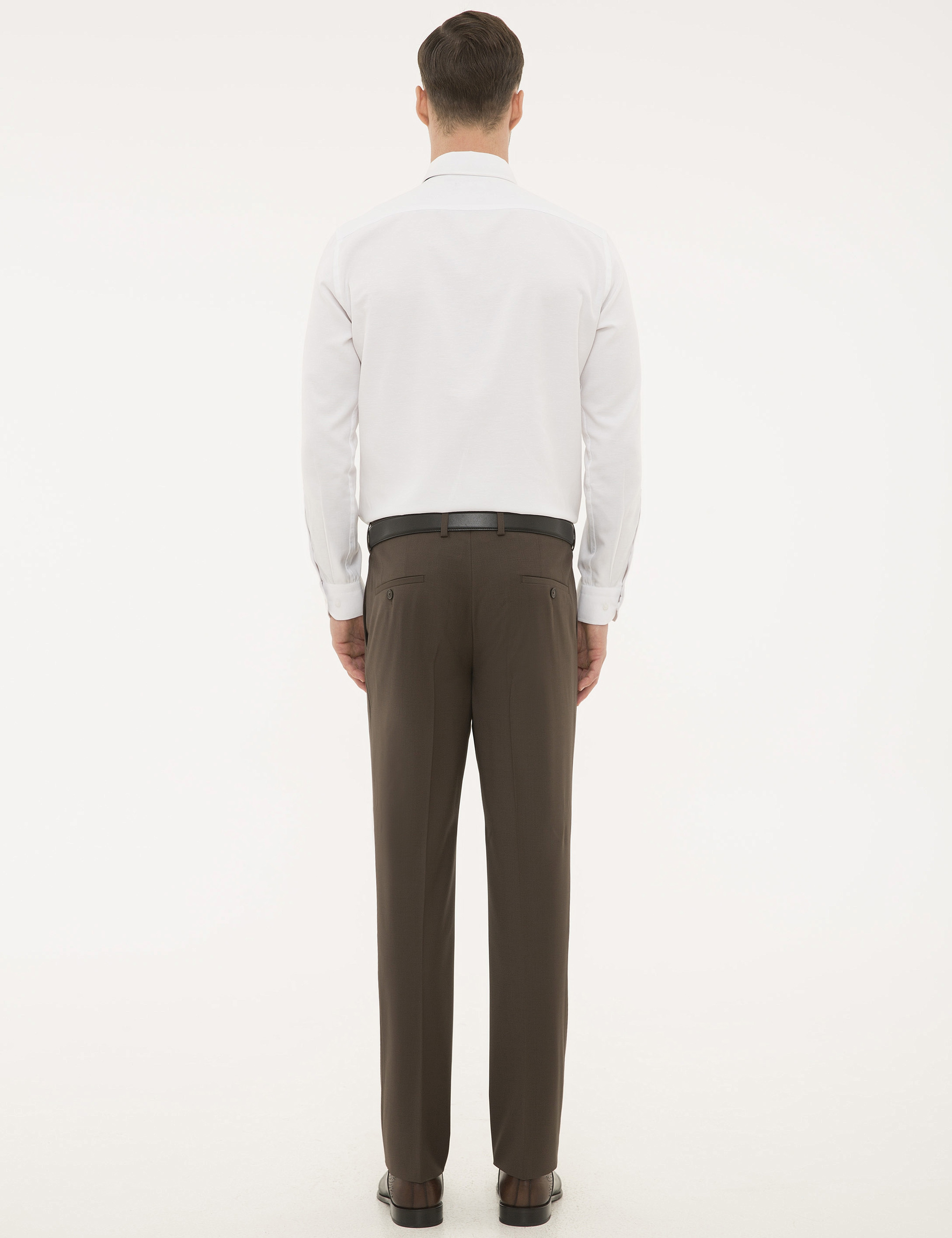 Açık Kahverengi Slim Fit Kumaş Pantolon