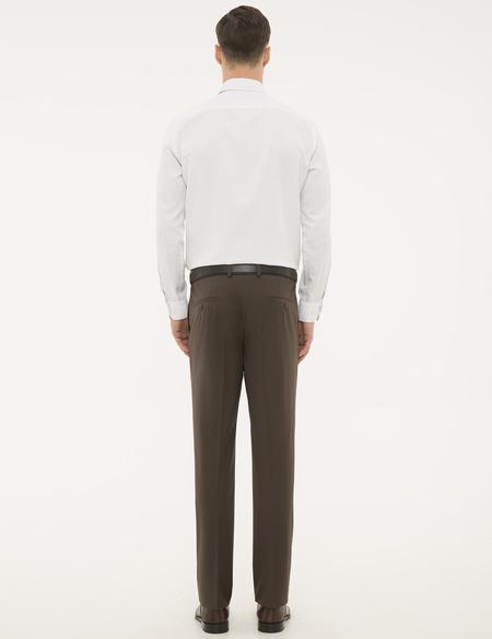 Açık Kahverengi Slim Fit Kumaş Pantolon - 50180022013