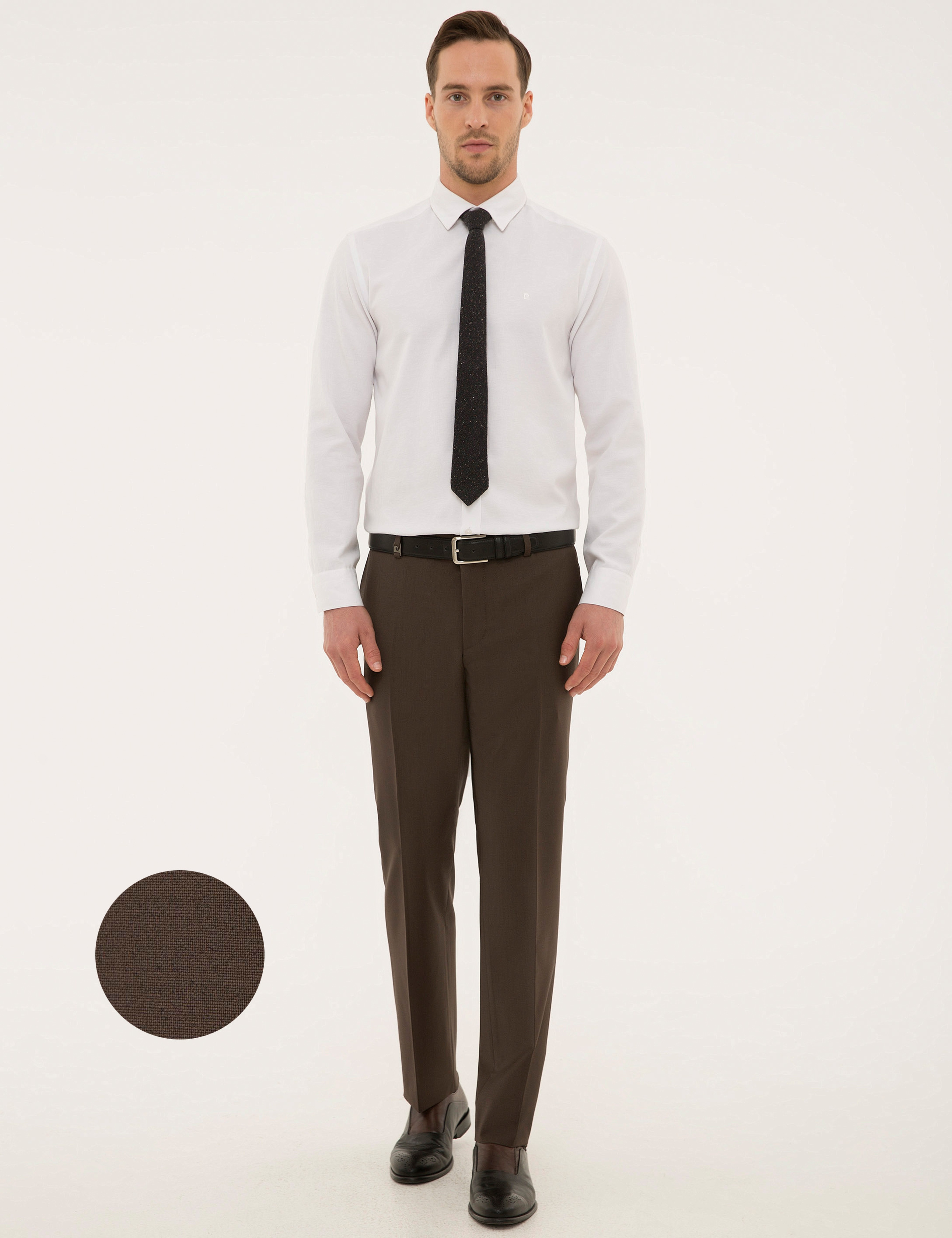 Açık Kahverengi Slim Fit Kumaş Pantolon