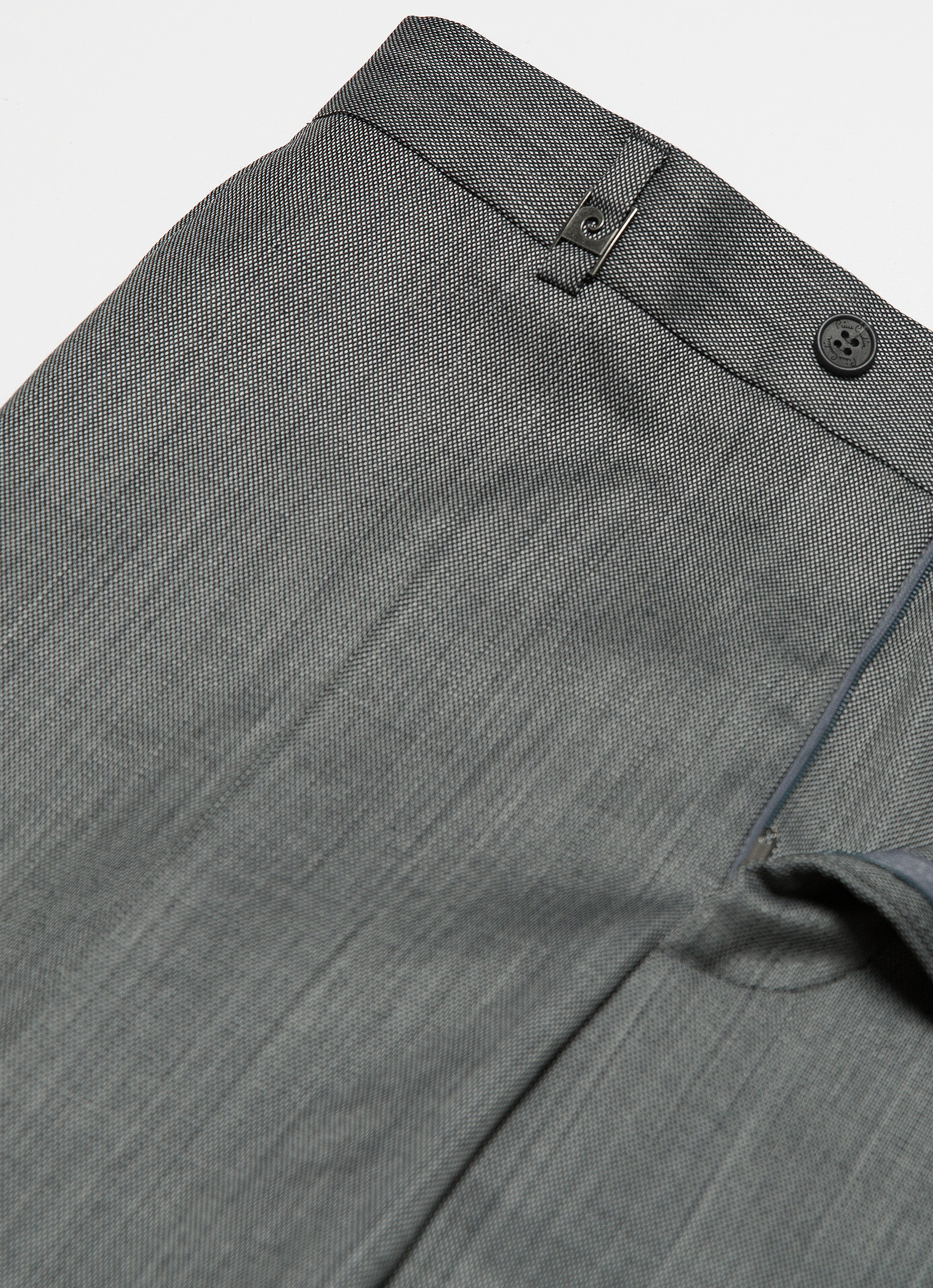 Gri Slim Fit Kumaş Pantolon - Image 5