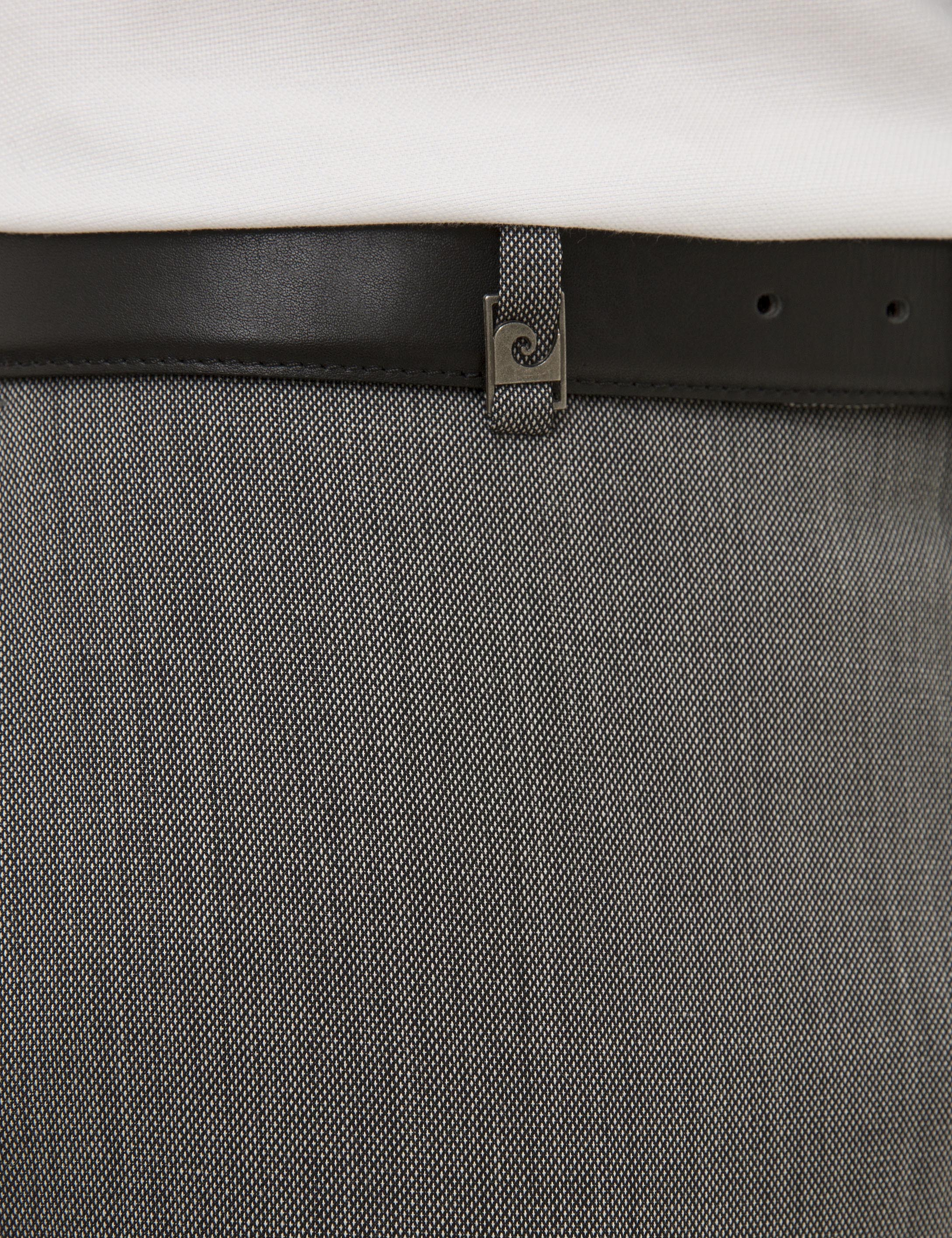 Gri Slim Fit Kumaş Pantolon - Image 4