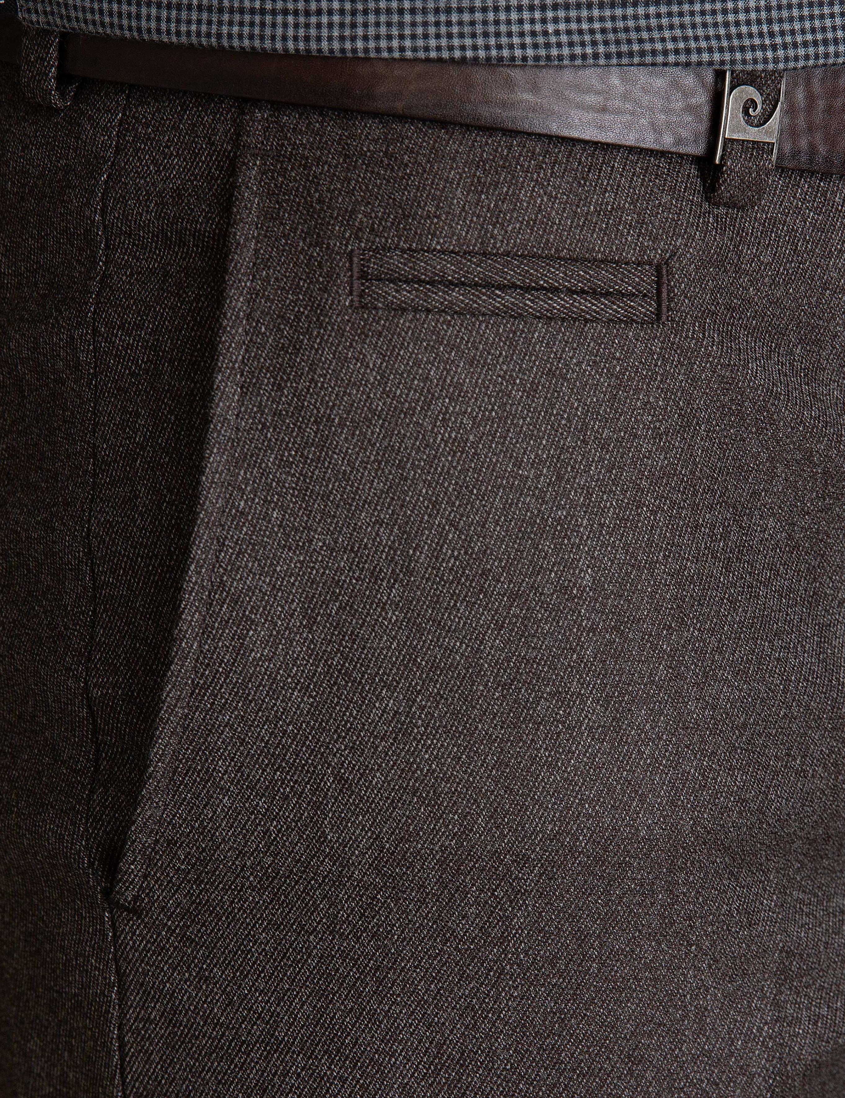 Kahverengi Slim Fit Kumaş Pantolon