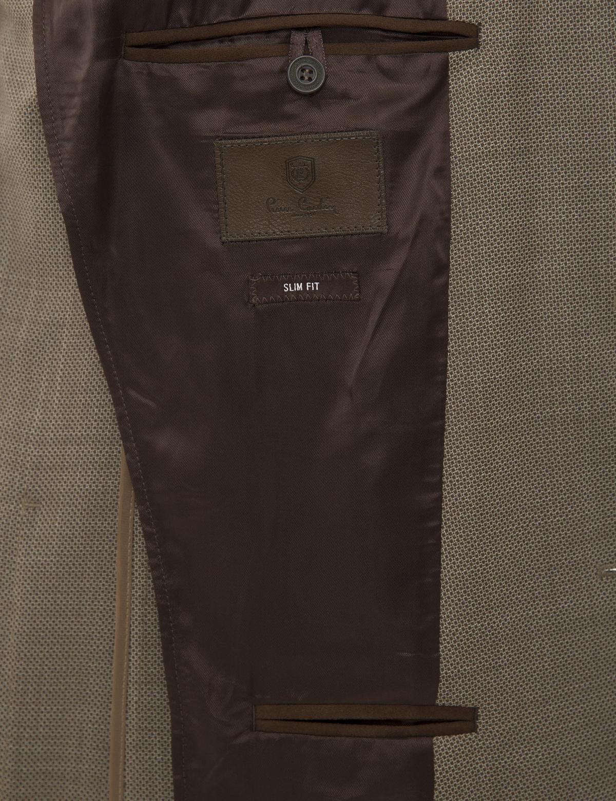 Kahverengi Slim Fit Ceket - 50198283035