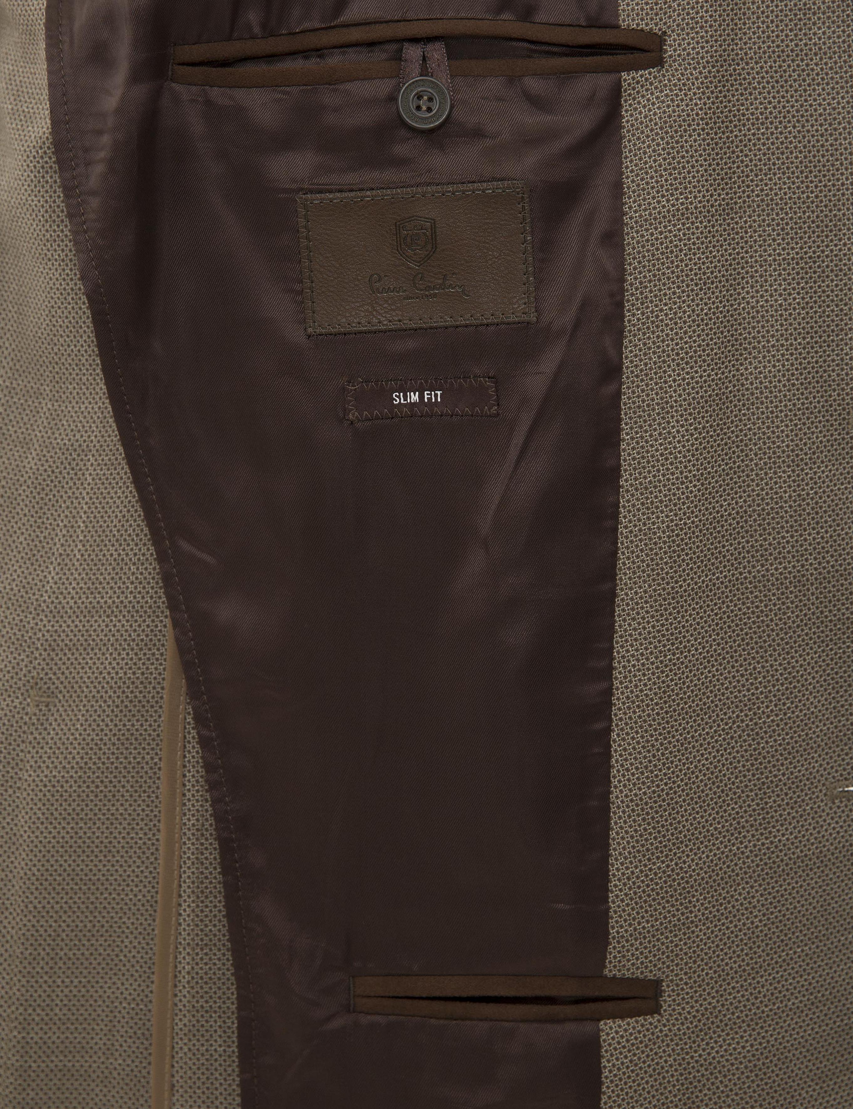 Kahverengi Slim Fit Ceket