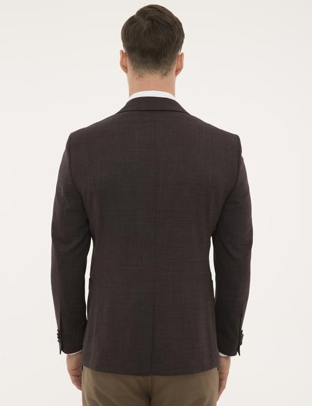 Bordo Ekstra Slim Fit Ceket - 50202155002