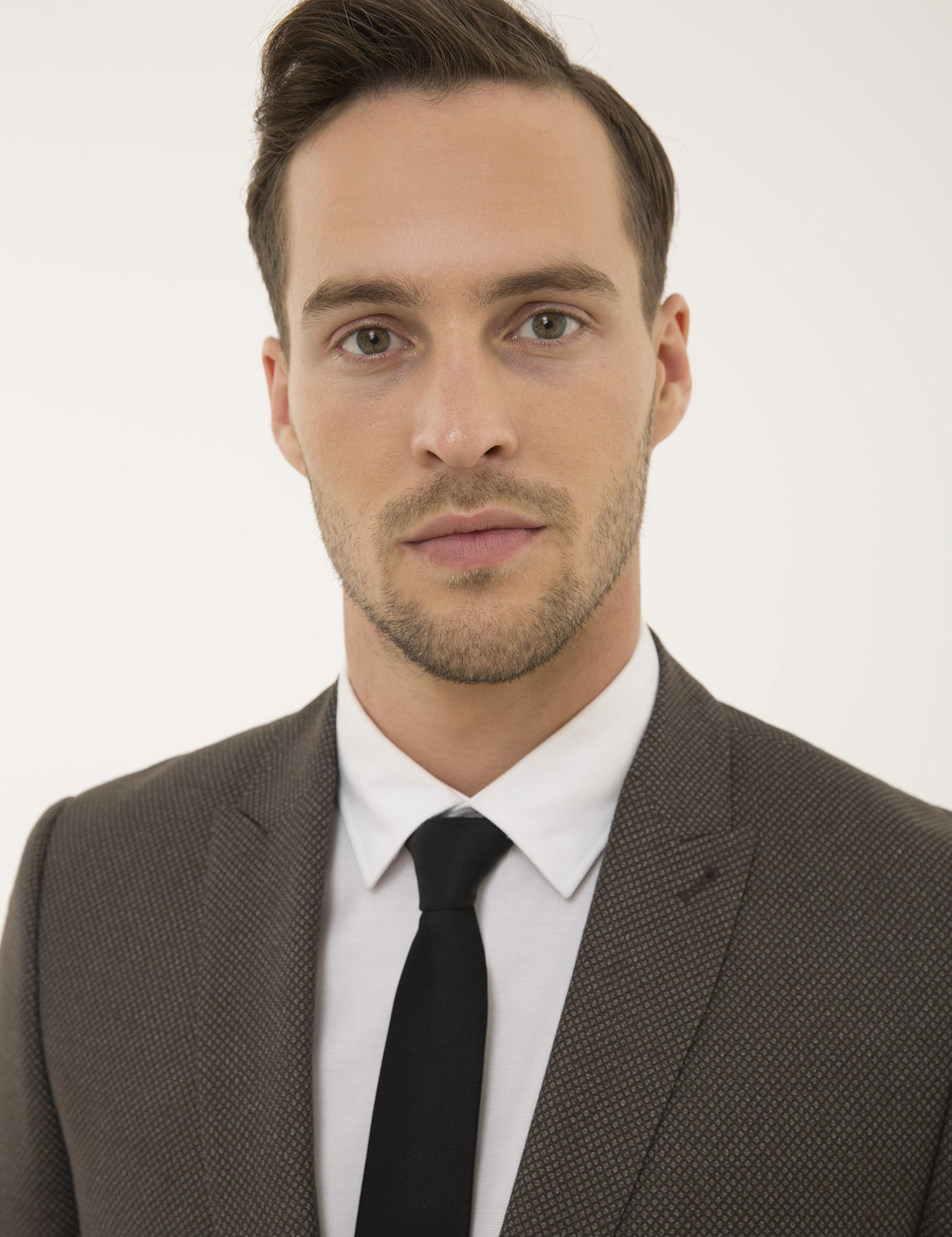 Kahverengi Slim Fit Ceket