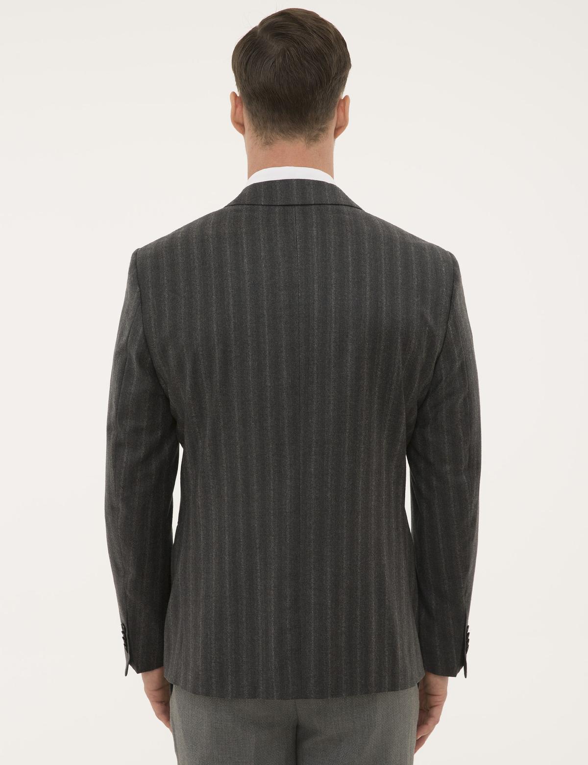 Füme Slim Fit Ceket - 50203044002