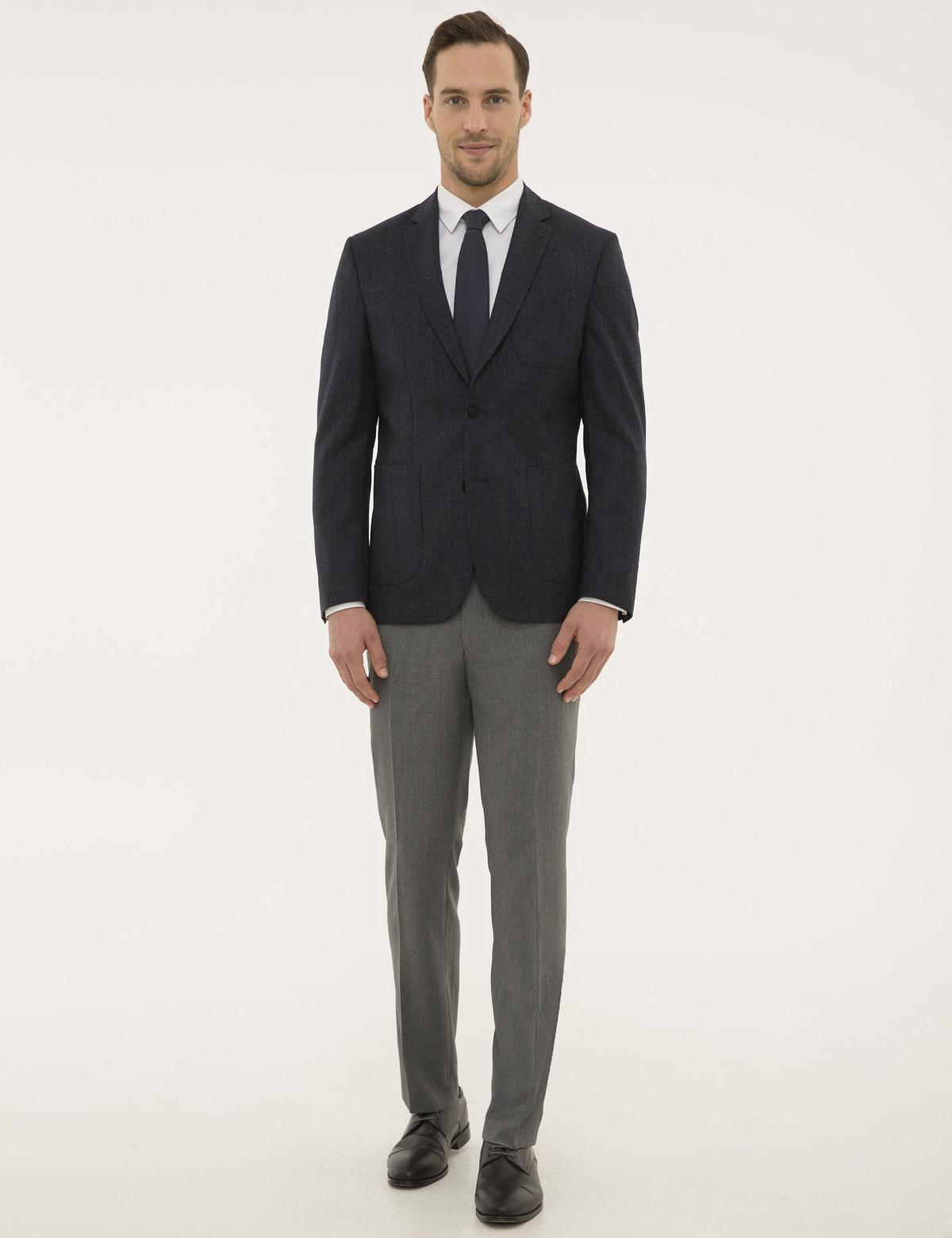 Lacivert Slim Fit Ceket - 50203049005