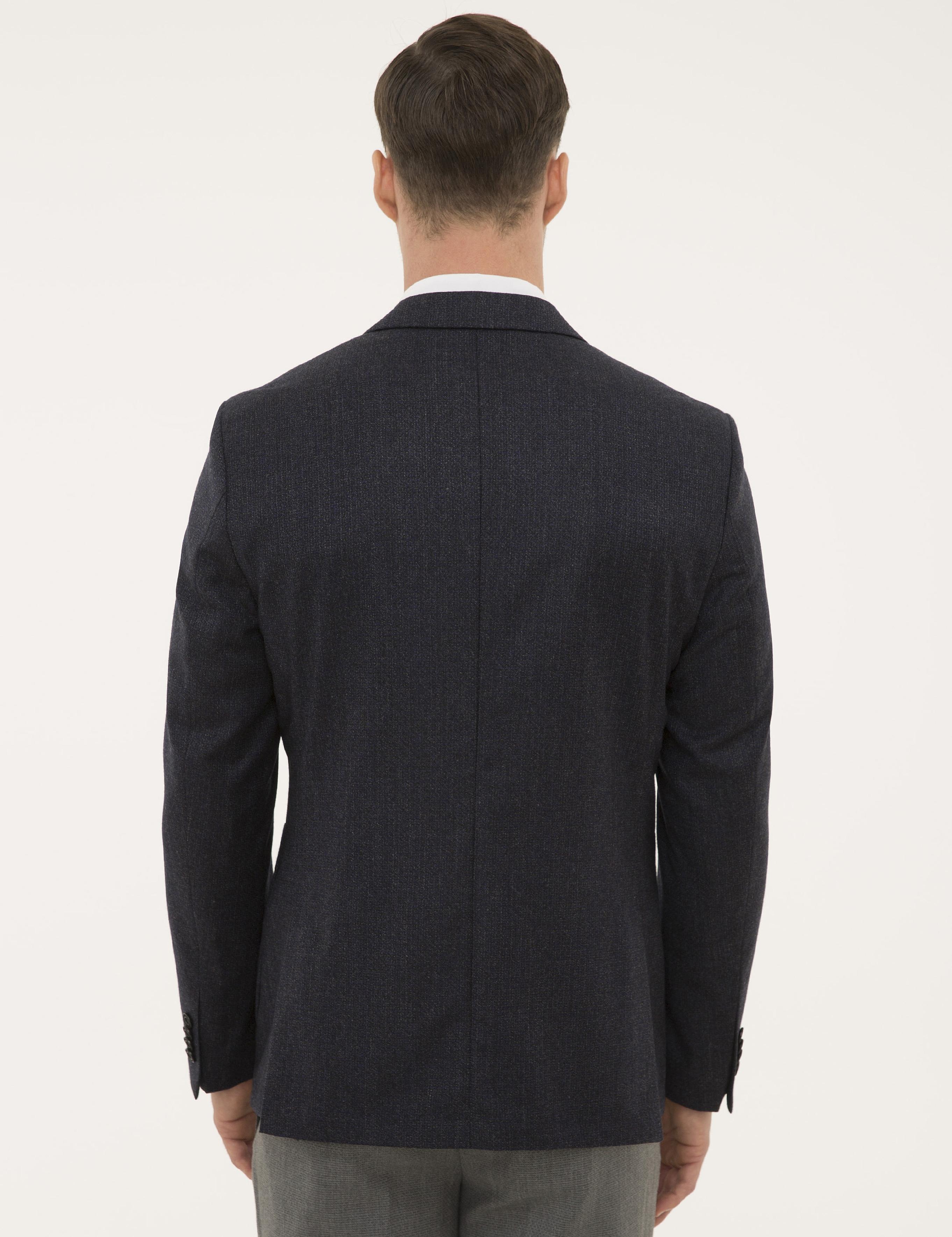 Lacivert Slim Fit Ceket