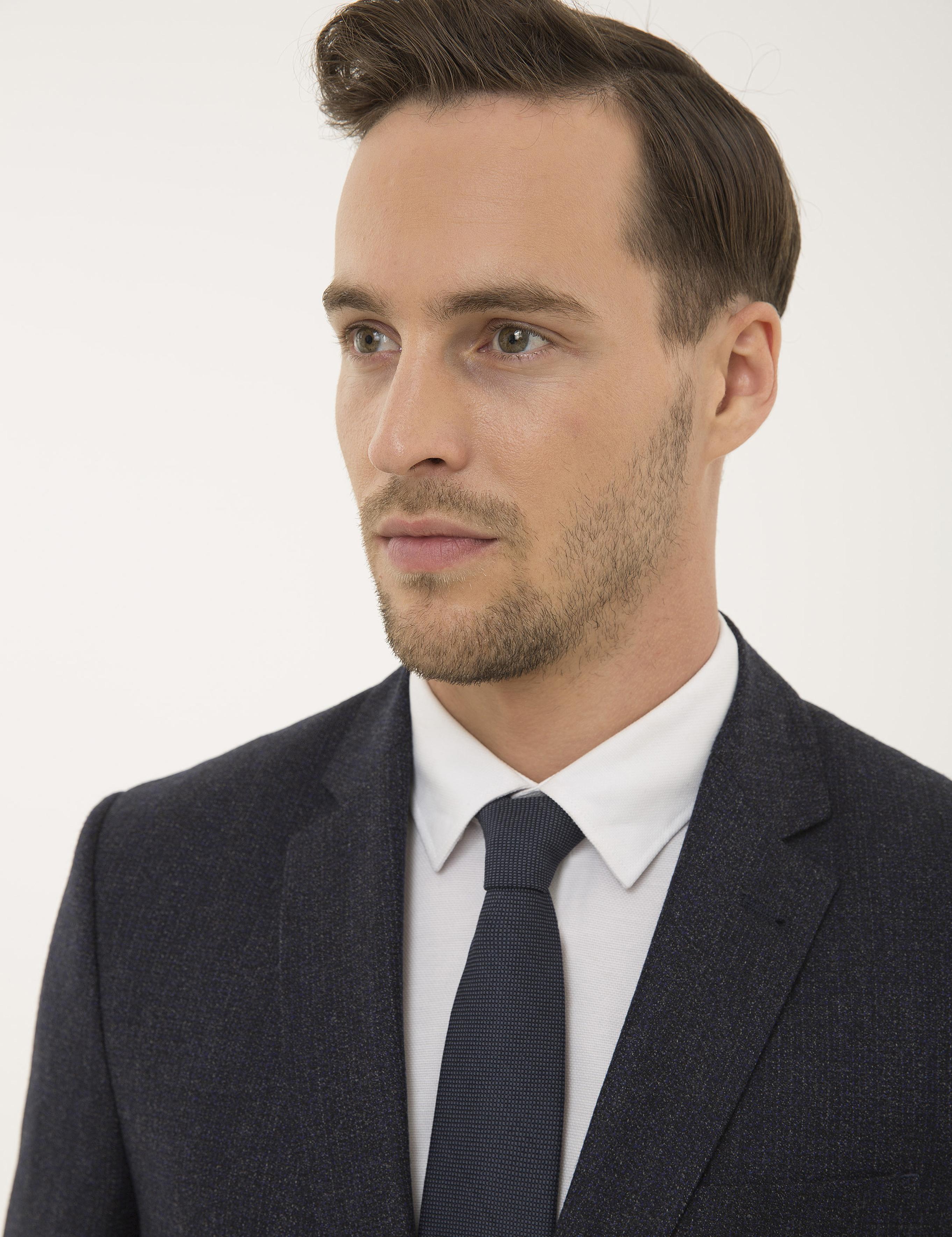 Lacivert Slim Fit Ceket