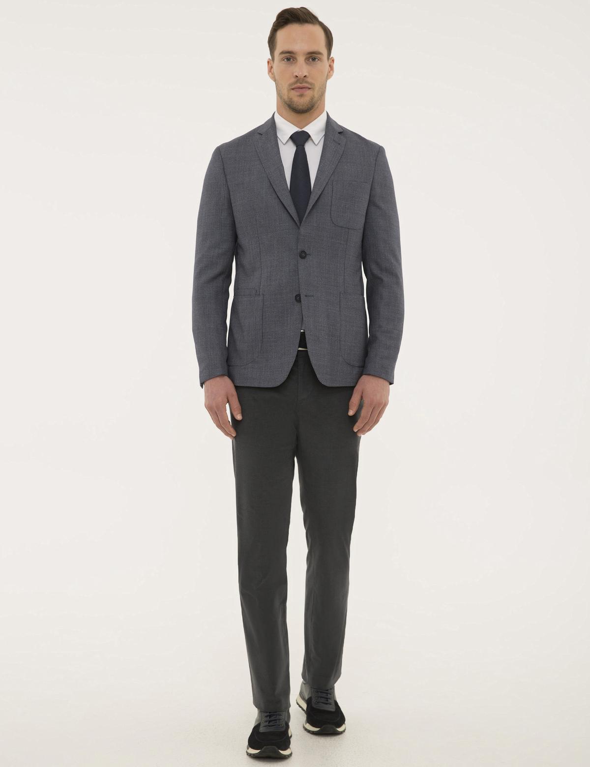 Lacivert Slim Fit Ceket - 50198283011