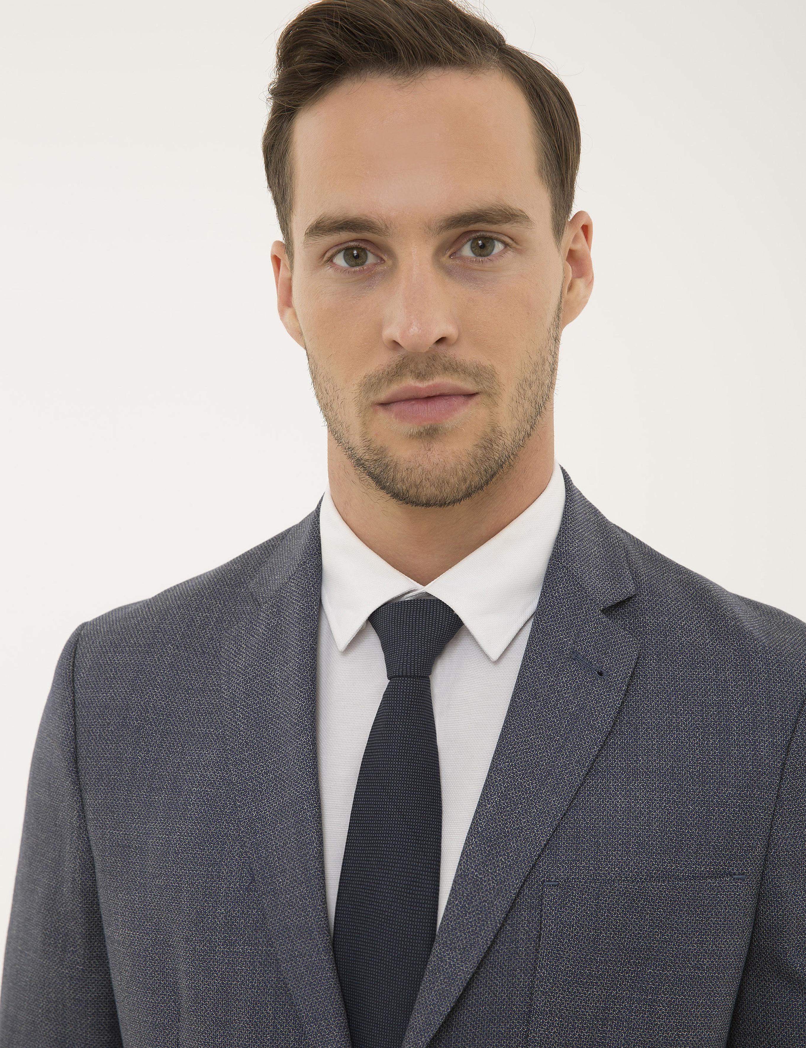 Lacivert Slim Fit Ceket